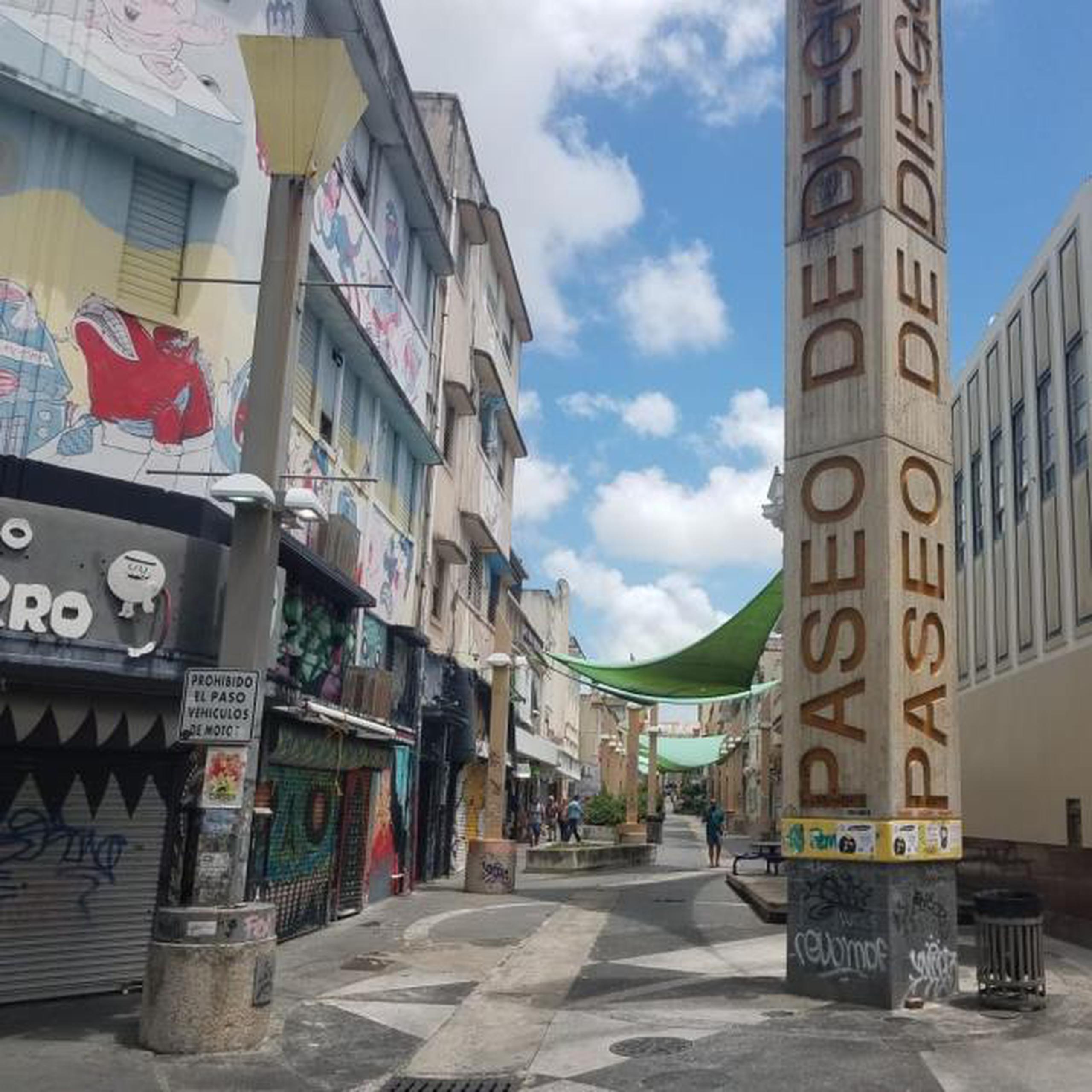 Según el informe de ABRE Puerto Rico, San Juan tiene una deuda de $888 millones. En la foto, el Paseo de Diego en Río Piedras, una de las zonas más deterioradas de la ciudad capital. (Archivo)