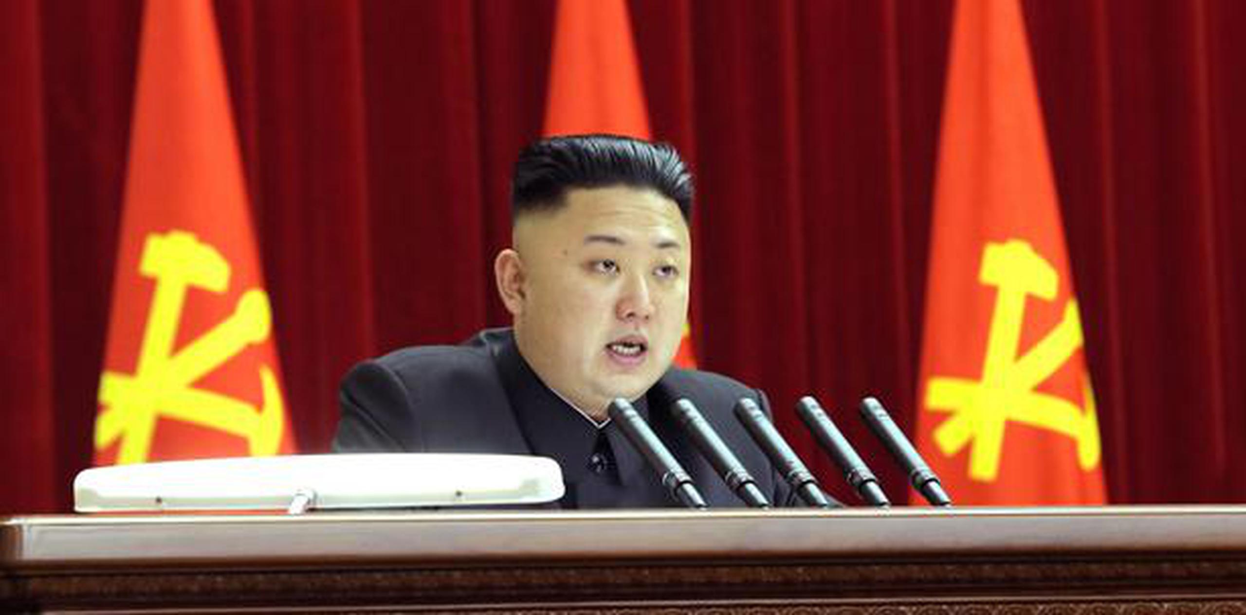 El líder de 32 años ha reafirmado en varias ocasiones que Corea del Norte posee armas nucleares y que este recurso es el principal pilar de su defensa para contrarrestar unos supuestos planes de invasión del país por parte de EE.UU. (AP)