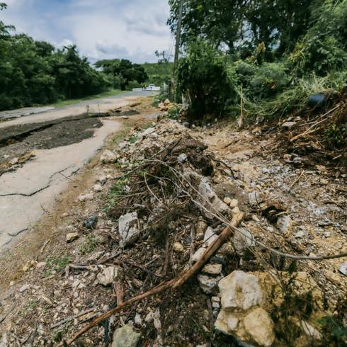 FOTOS: Destrucción en Guánica tras las lluvias recientes