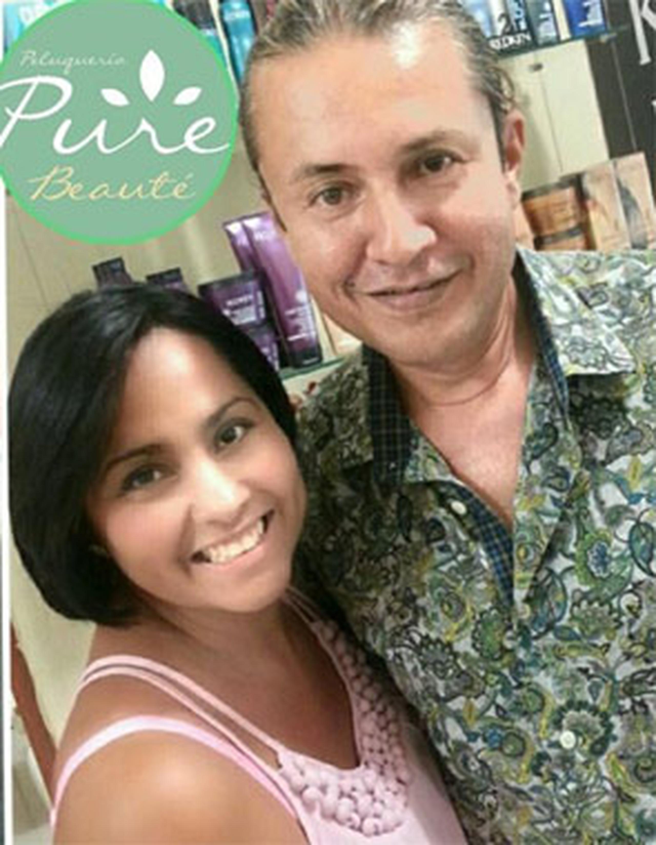 Keylla Hernández puso su cabello en manos de José Luis “Cheo”. (Facebook)