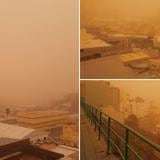 Tormenta de arena bloquea la visibilidad en Islas Canarias