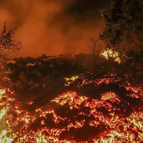 Huyen de volcán en Congo: “El fuego bajó hasta aquí”