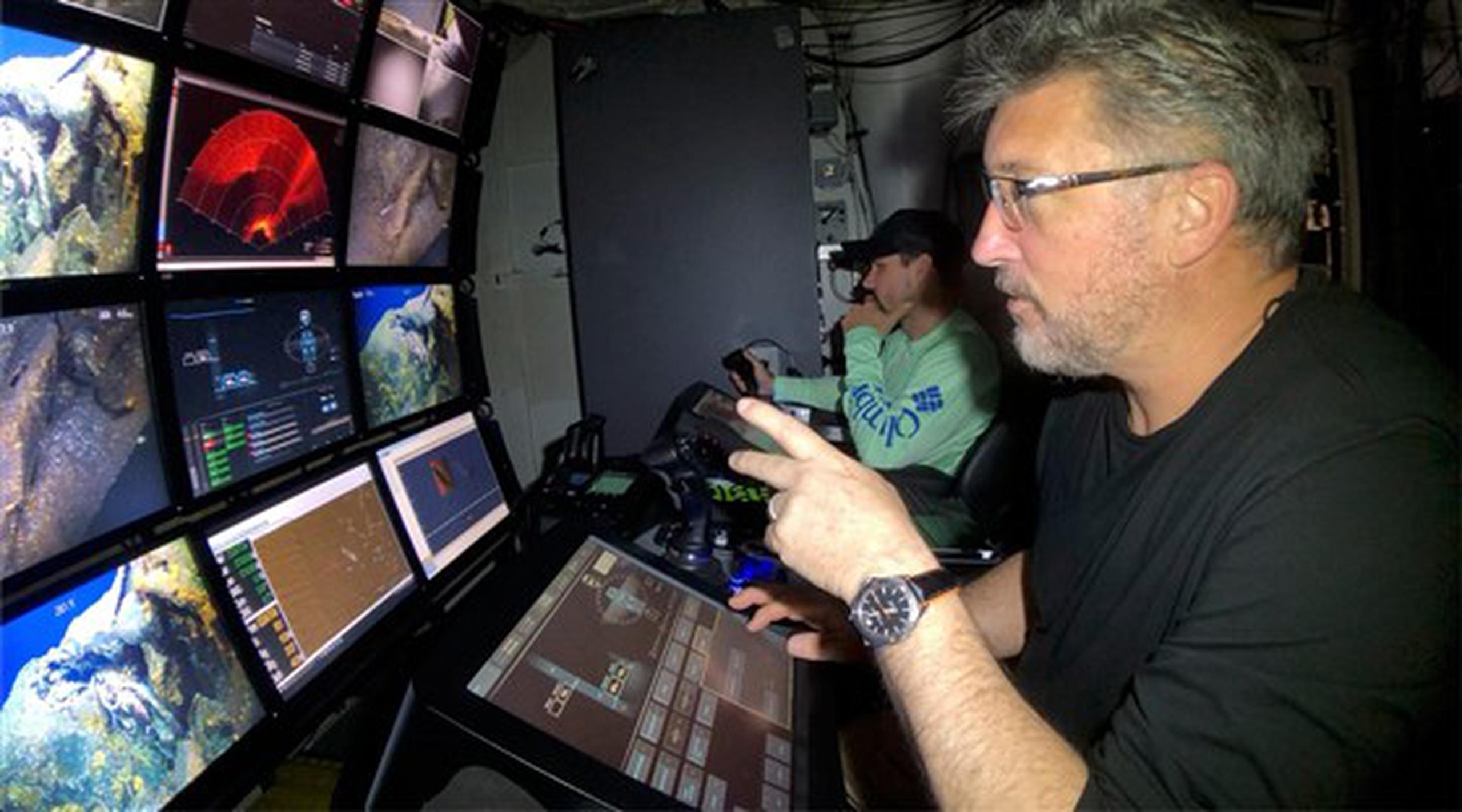 Tim Taylor, un explorador submarino y fundador del Proyecto Lost52. (Proyecto Lost52/ NBC News)