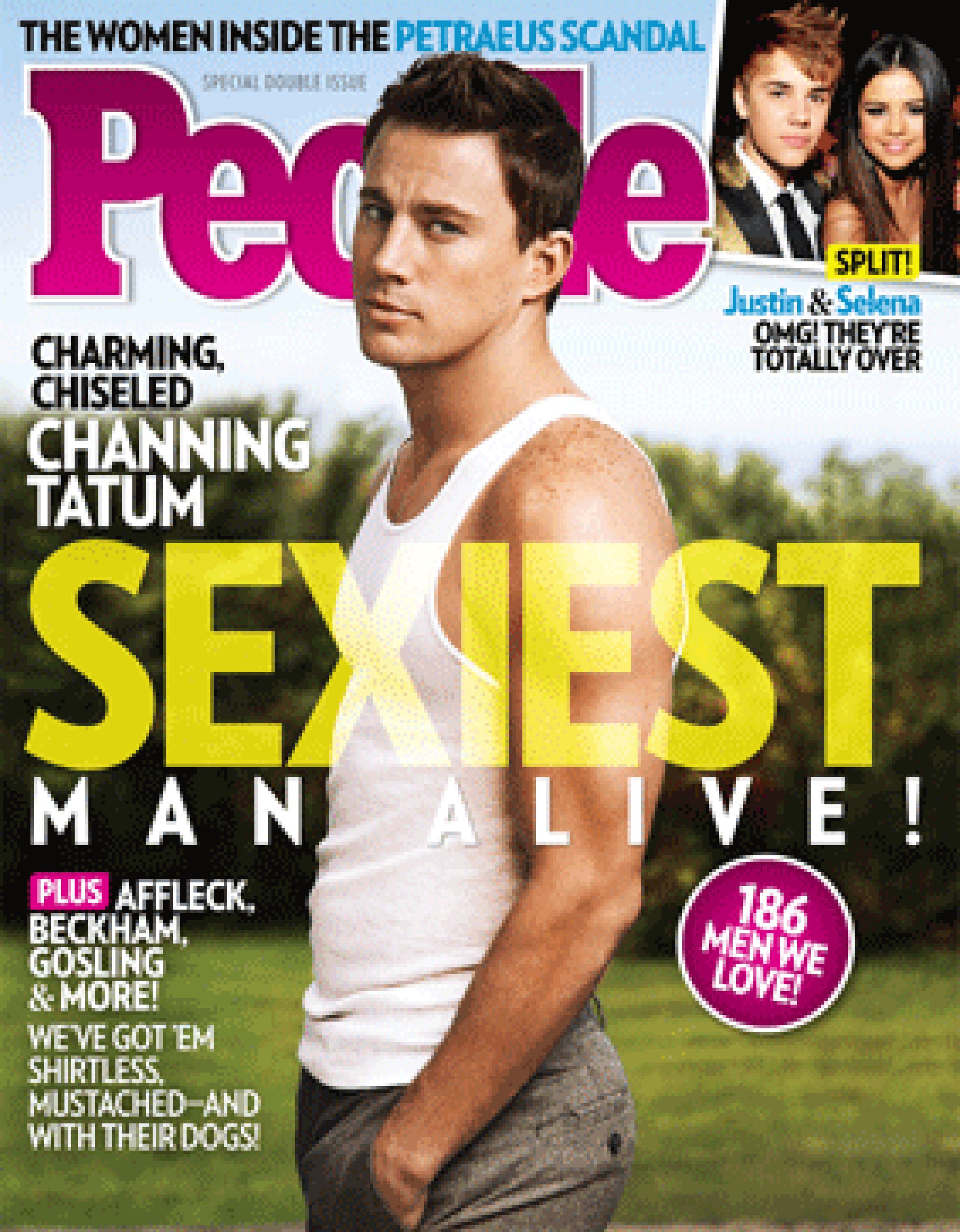 Channing Tatum pensó que era una broma cuando se enteró que había sido seleccionado el "hombre vivo más sexy". (AP /People)