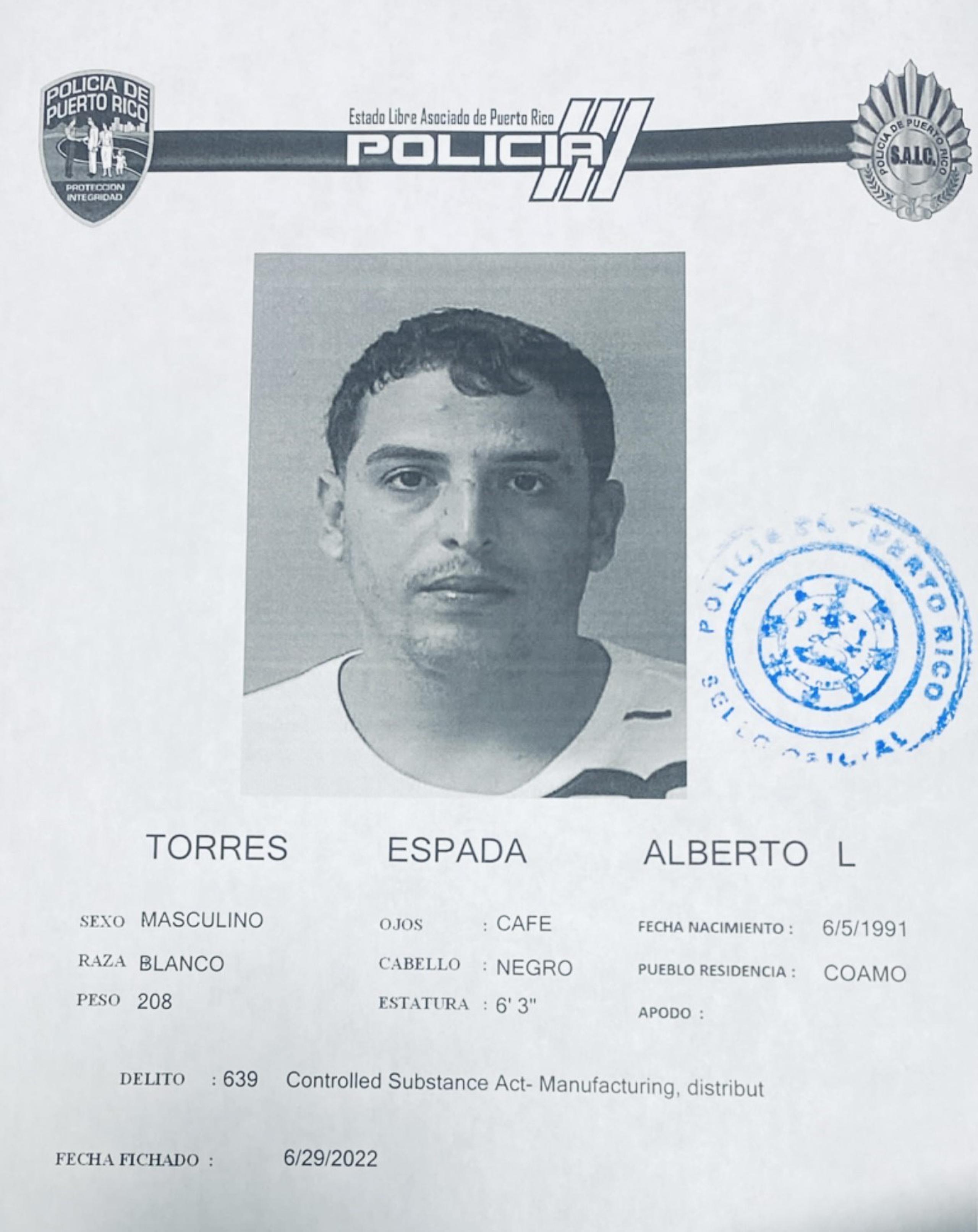 Alberto L. Torres Espada fue asesinado en Juana Díaz.