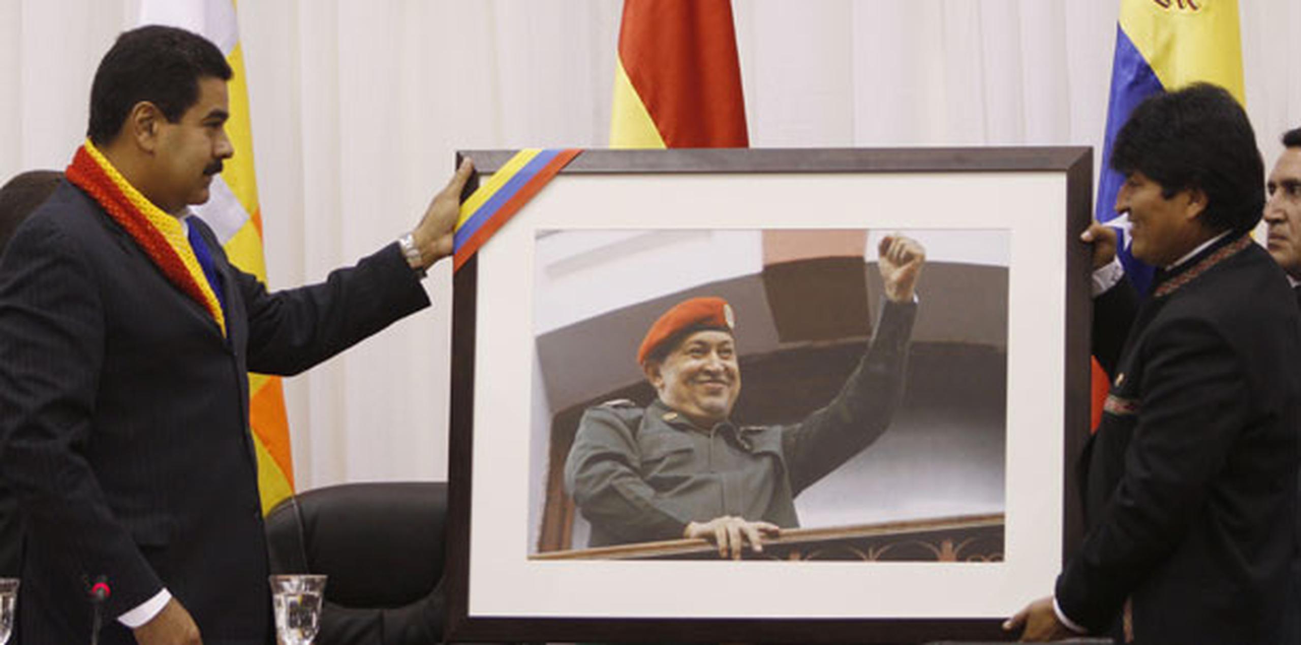 Es la primera visita oficial de Nicolás Maduro a Bolivia como presidente de Venezuela desde que fue investido en abril pasado.  (AP)