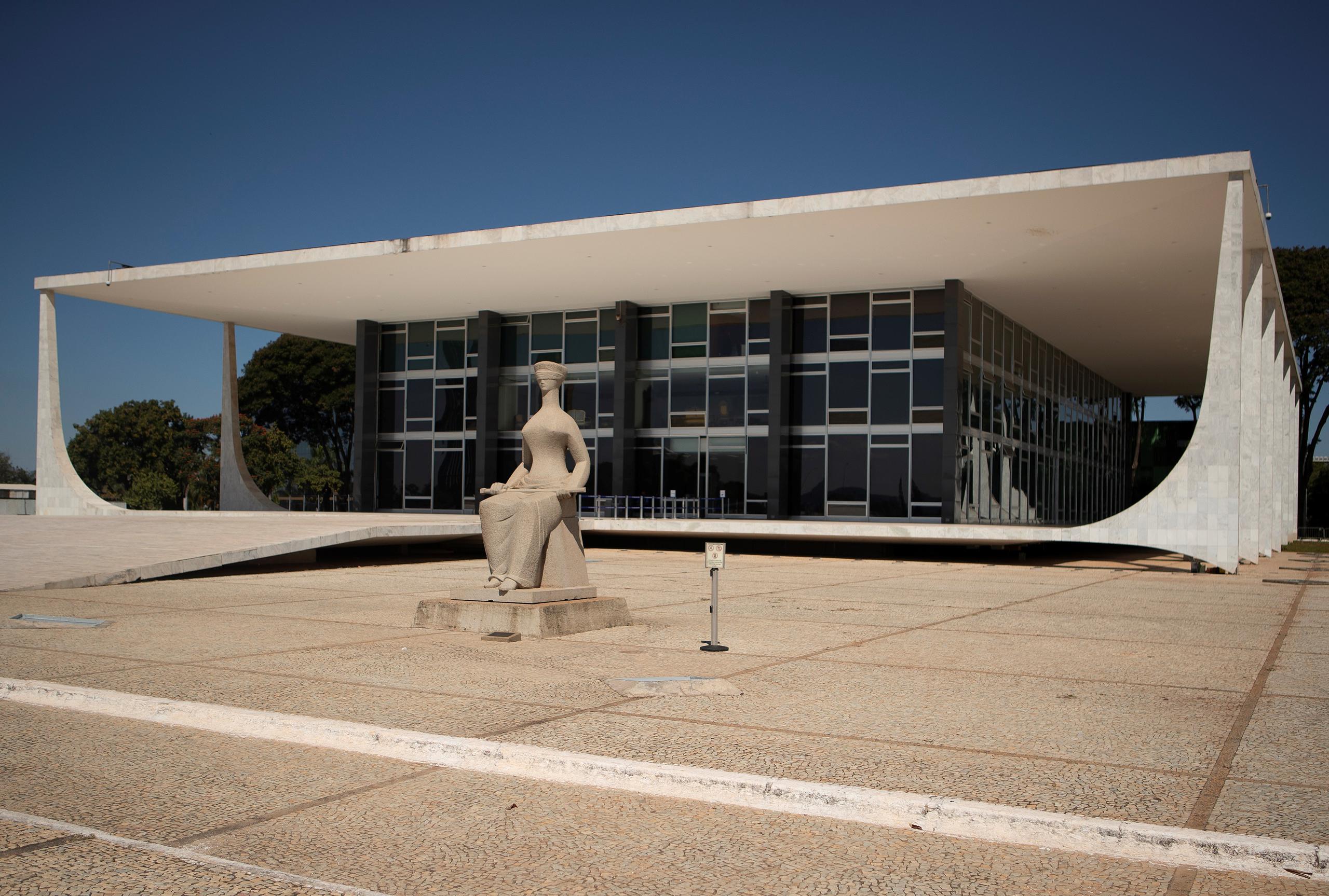 Vista exterior de la Corte Suprema de Brasil, en una fotografía de archivo. EFE/Joédson Alves
