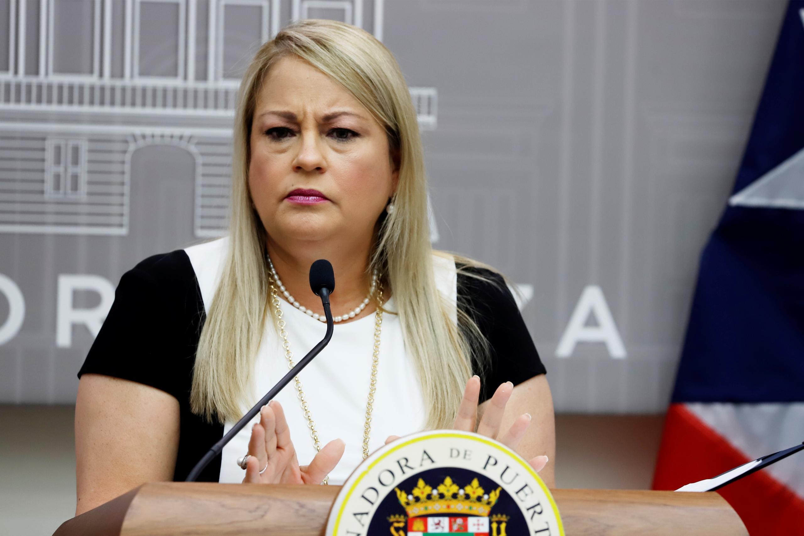 La gobernadora de Puerto Rico, Wanda Vázquez.