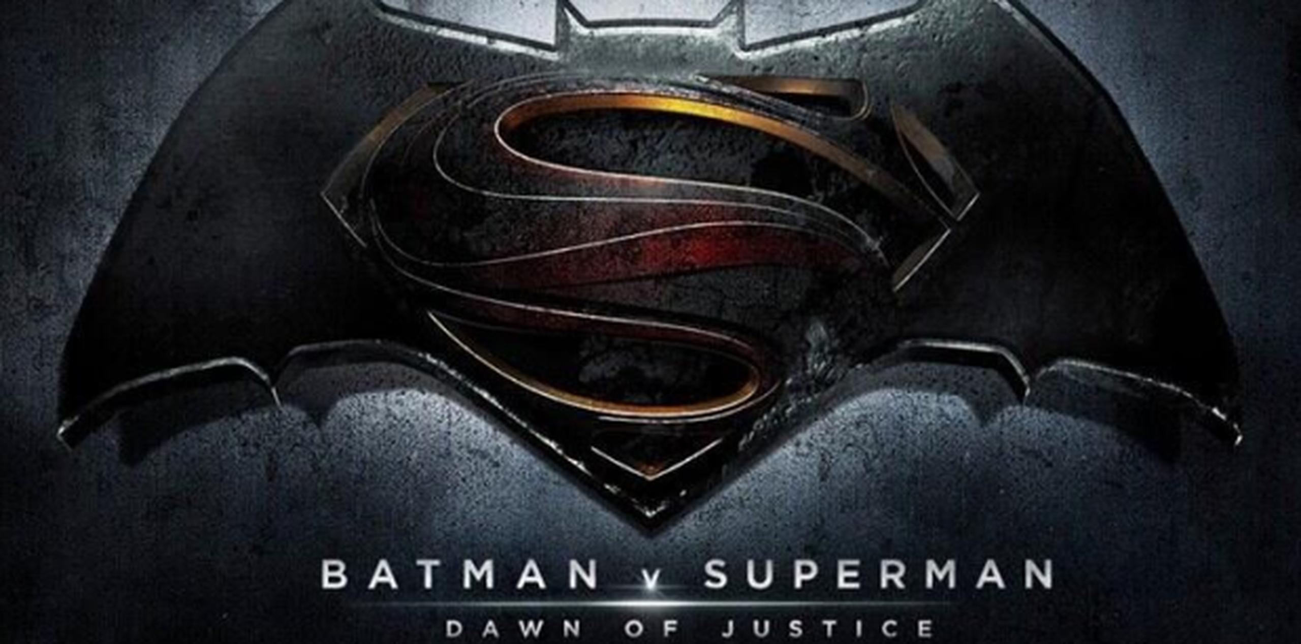 Logo oficial de "Batman v. Superman: Dawn of Justice".