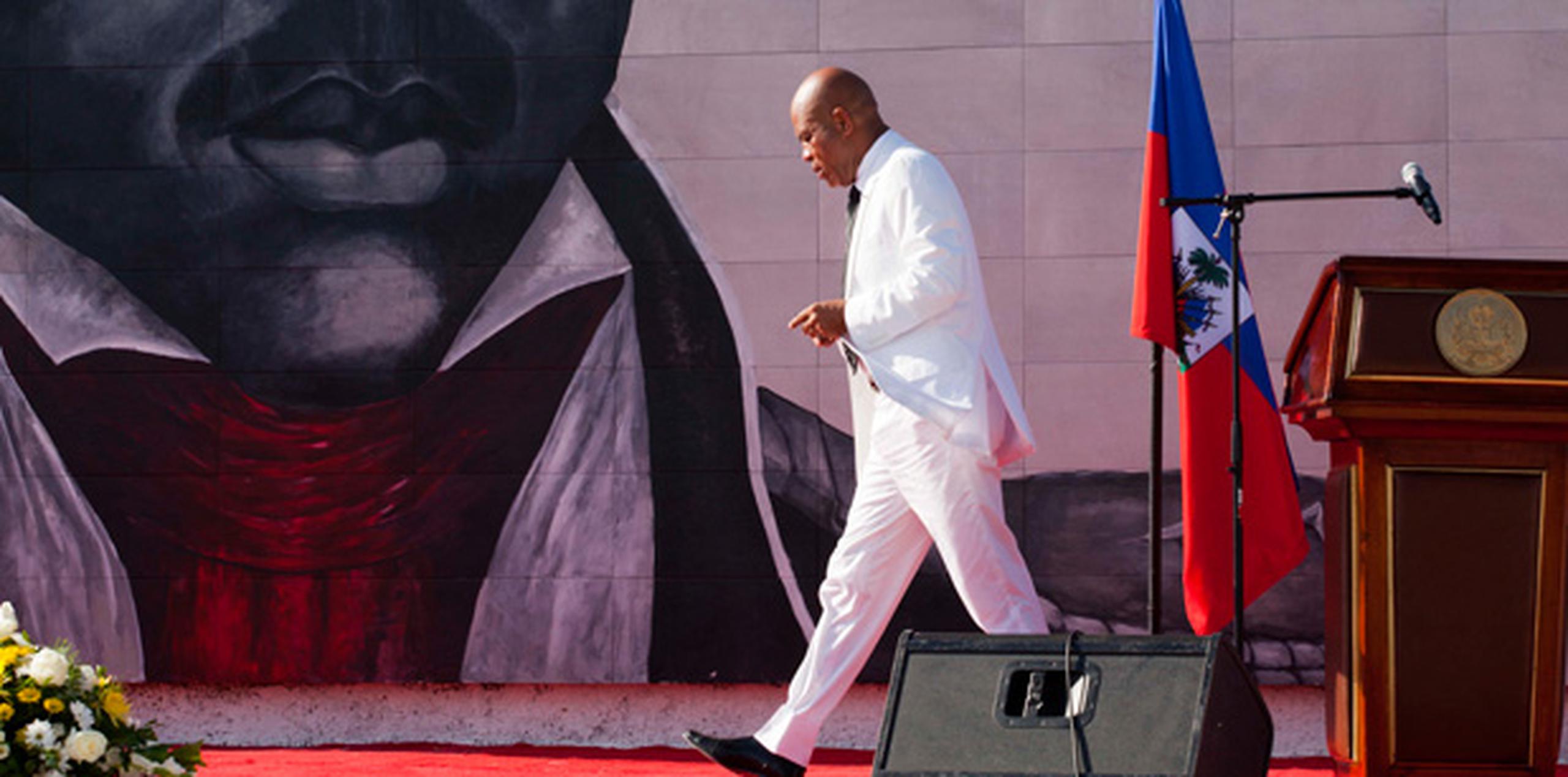 No es la primera vez que Martelly recibe críticas por su lenguaje obsceno durante su mandato. (AP)