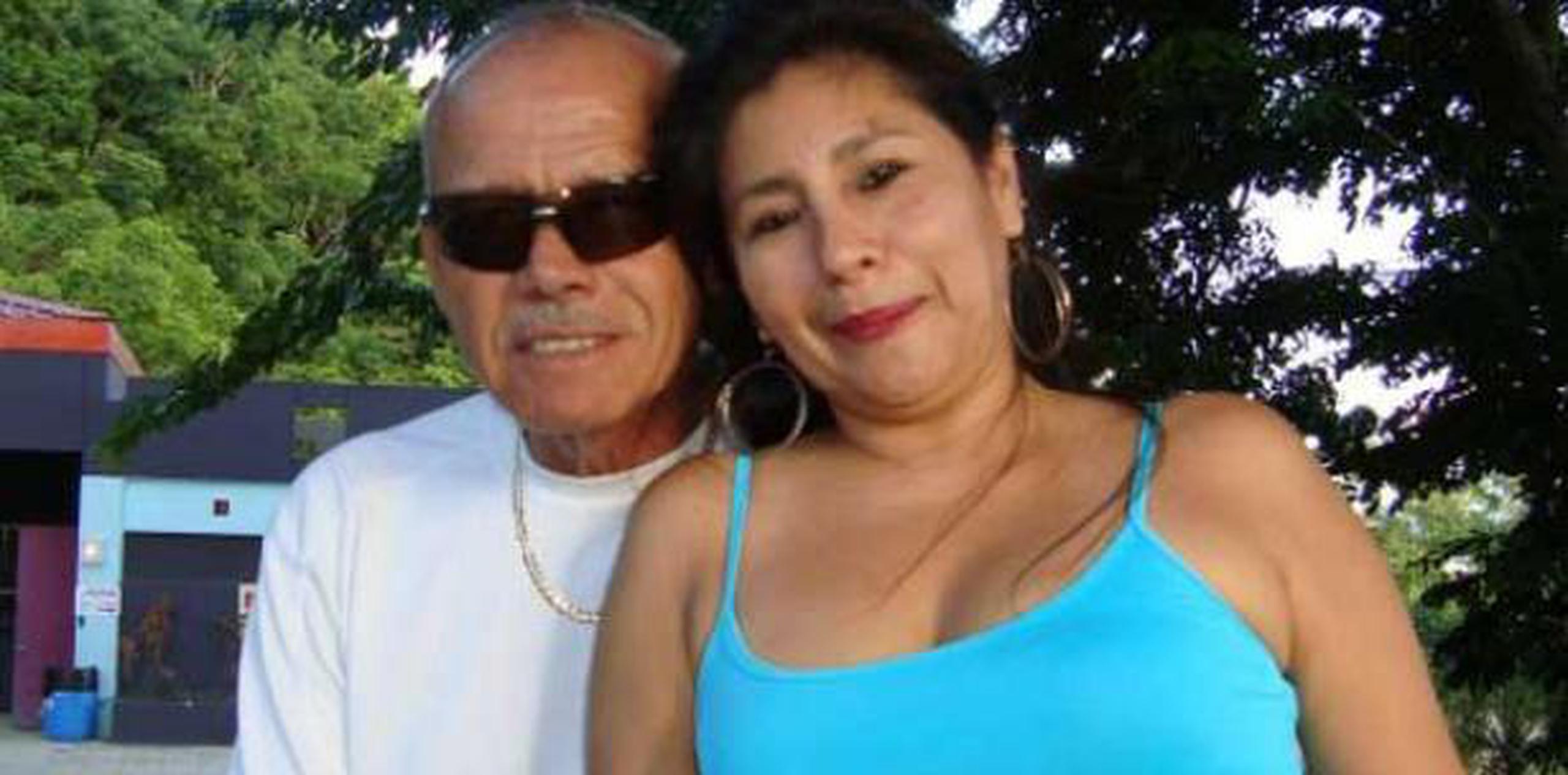 El militar Miguel Ortiz Díaz y su esposa Carmita Uceda Ciriaco, ambos víctimas de la masacre en Guaynabo. (Suministrada)