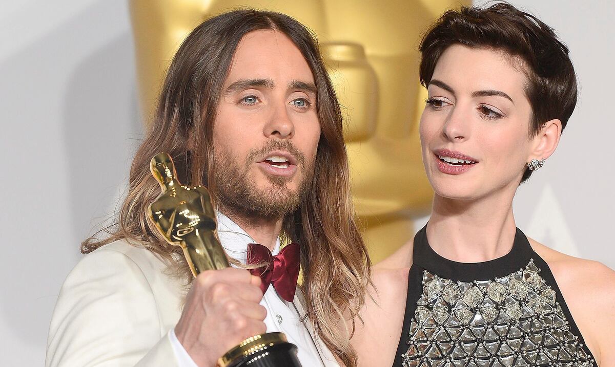 Anne Hathaway and Jared Leto will star in the Apple series about WeWork