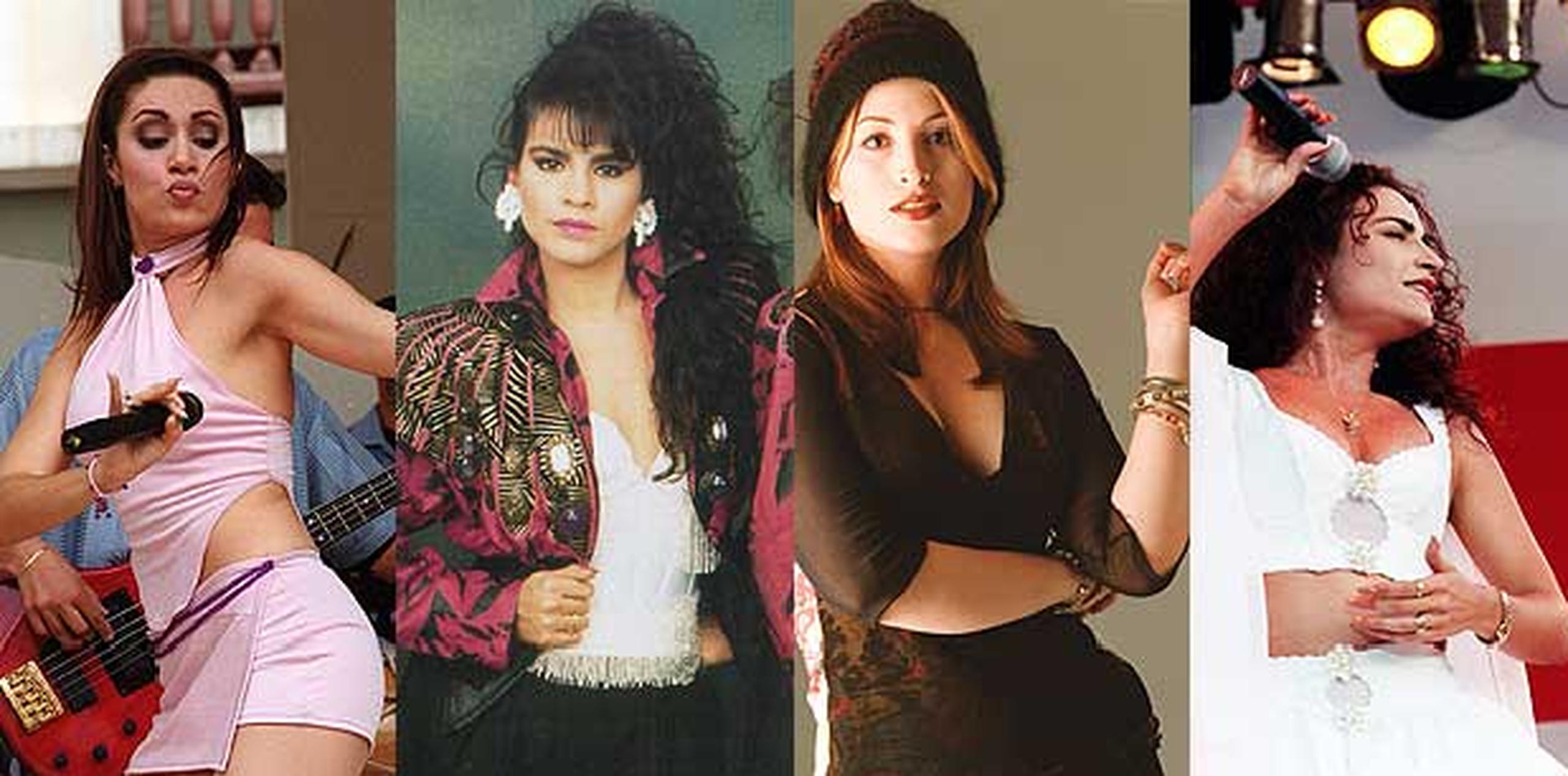 Daniela Droz, Olga Tañón, Jessica Cristina y Jailene Cintrón formaron parte de la época dorada del merengue en Puerto Rico.