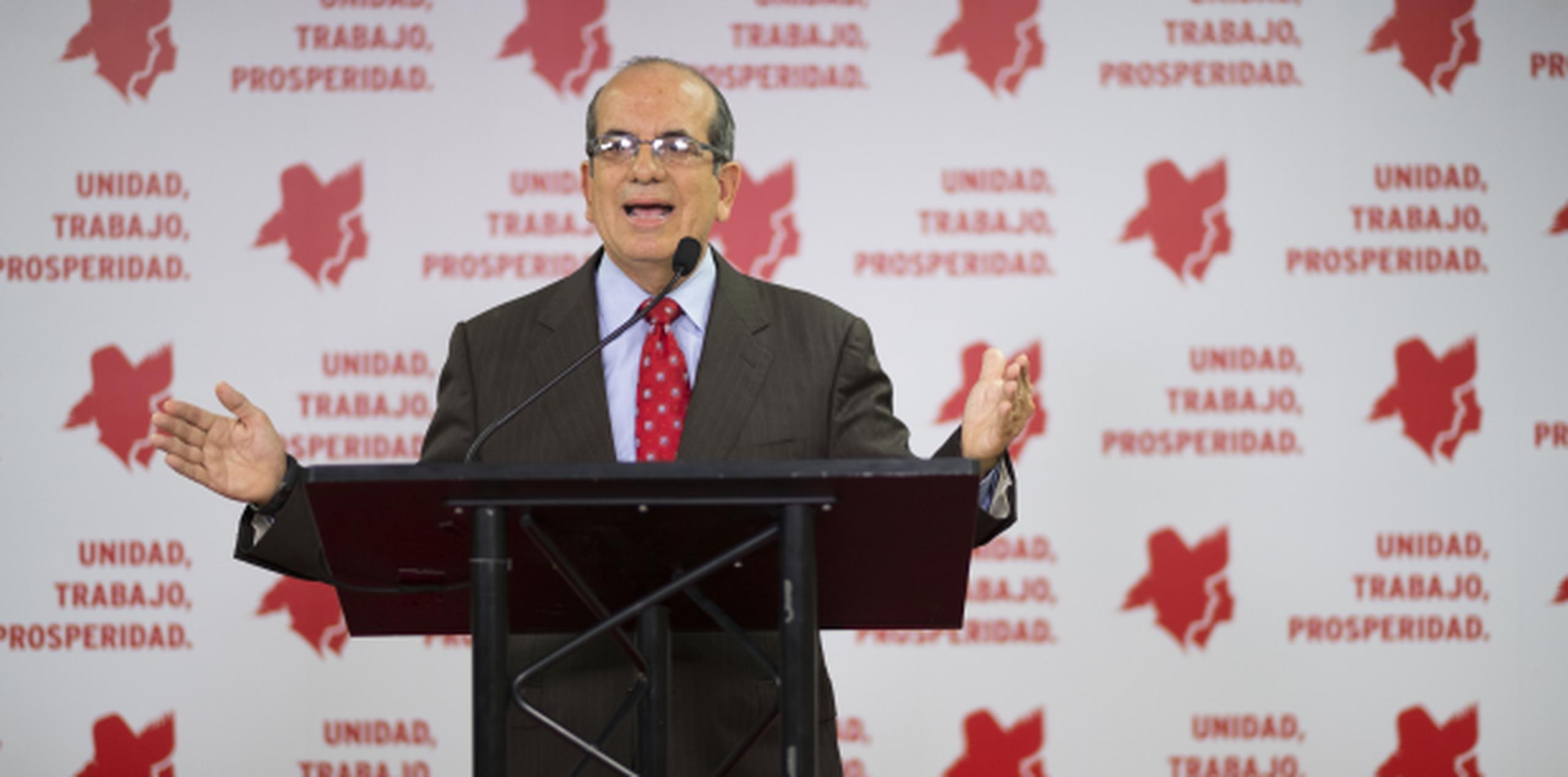 El exgobernador Aníbal Acevedo Vilá aspira a presidir nuevamente el PPD. (Foto/ tonito.zayas@gfrmedia.com)
