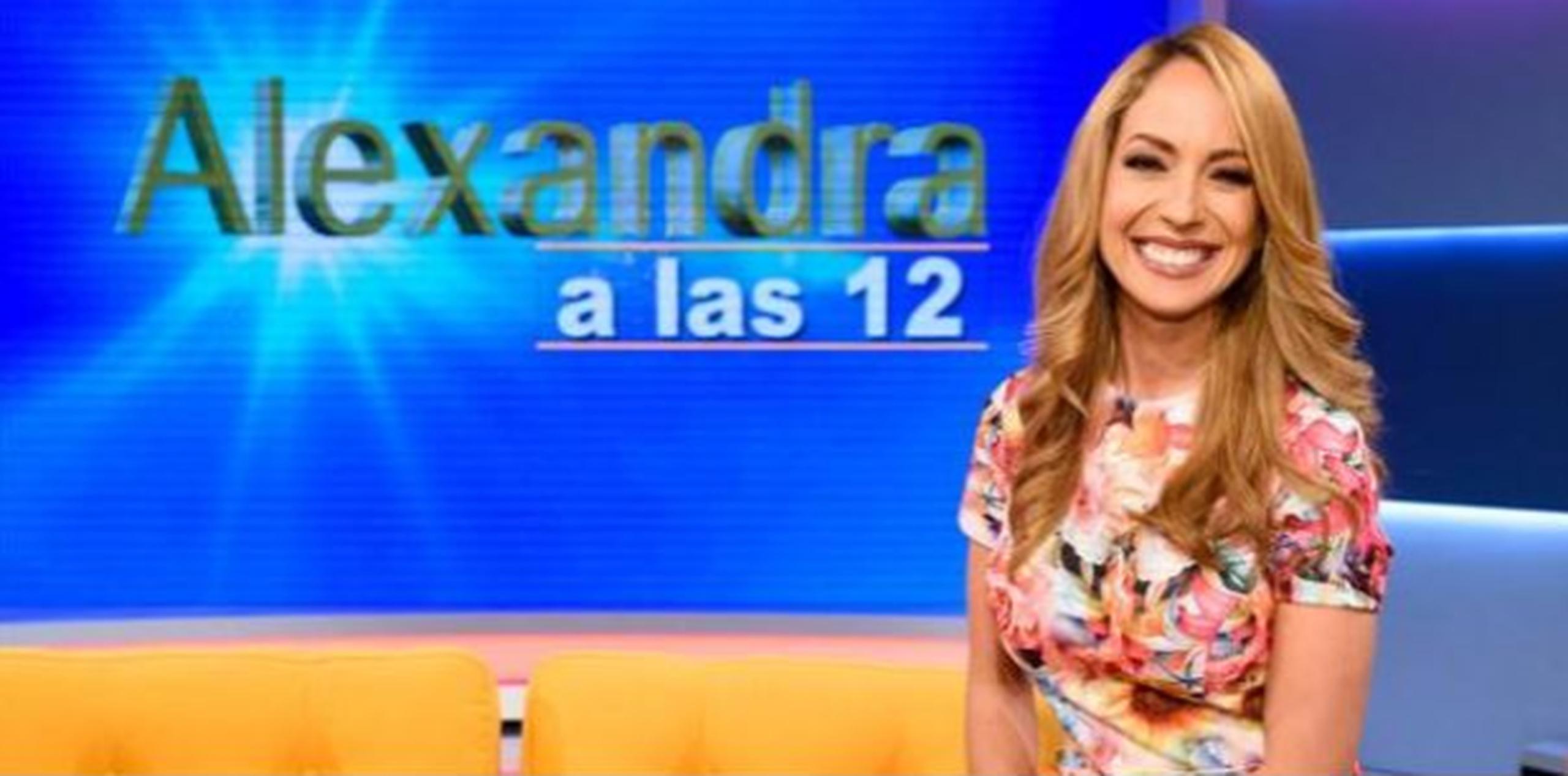 El pasado lunes, "Alexandra a las 12" debutó en el mencionado canal. (luis.alcaladelolmo@gfrmedia.com)