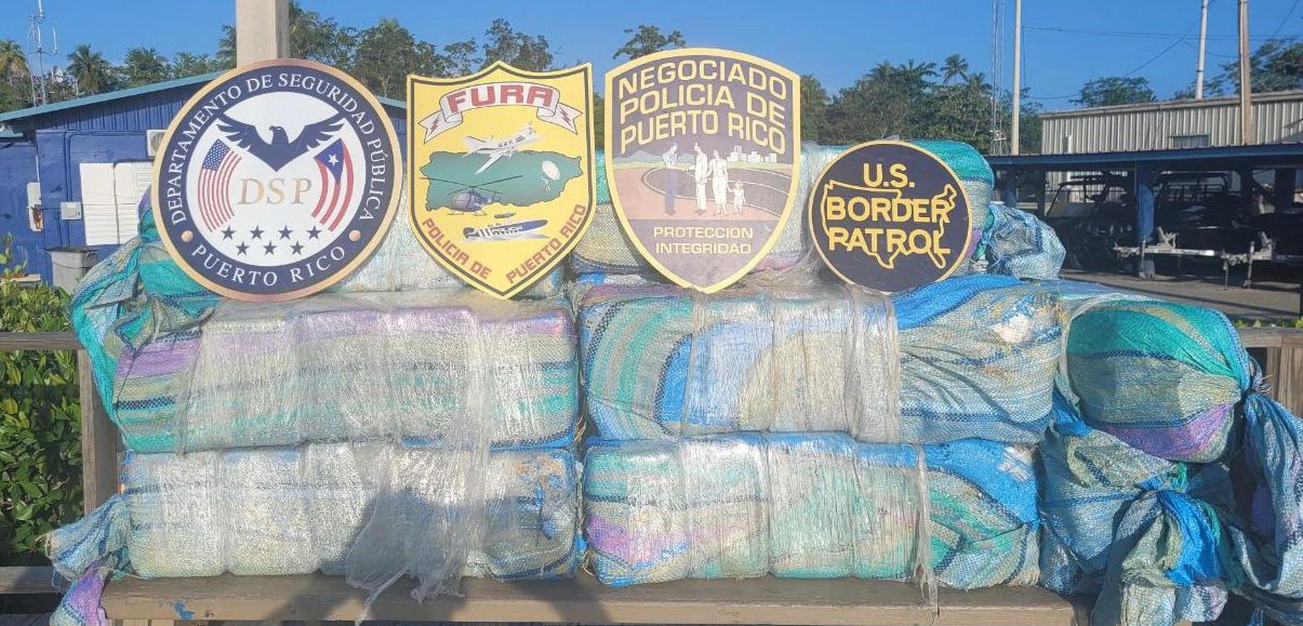 El cargamento de cocaína ocupado a media milla de la costa de Cabo Rojo, sobrepasa los $18 millones.