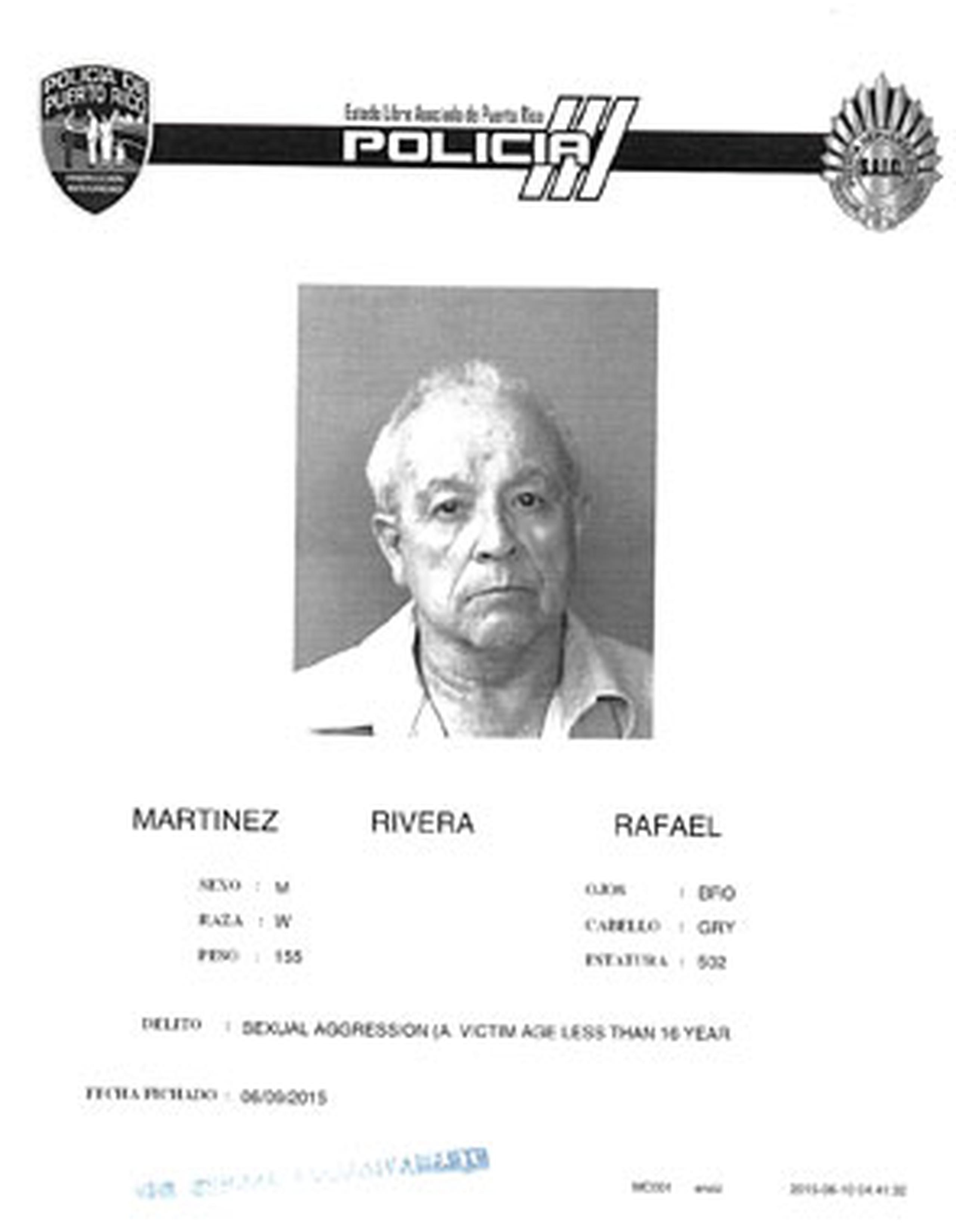Rafael Martínez Rivera fue ingresado a prisión tras no poder prestar la fianza impuesta por el juez Edgar Figueroa de de $3.5 millones. (Suministrada)