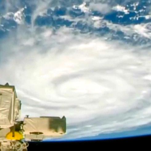 Impresionante video satelital del huracán Ian de camino a Florida