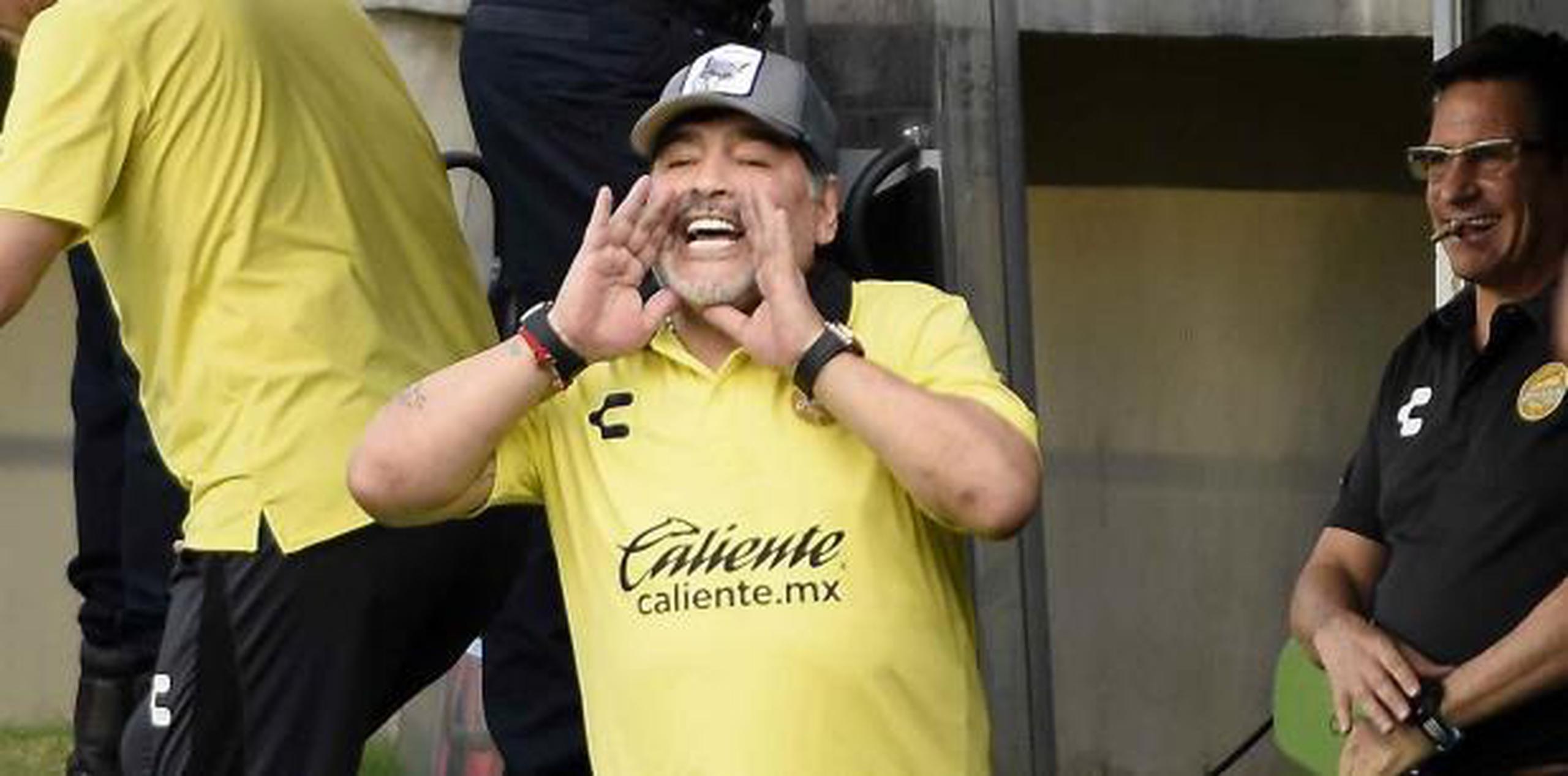 Maradona no tiene derrotas desde el pasado 22 de septiembre y ha puesto un pie en la final.  (EFE)

