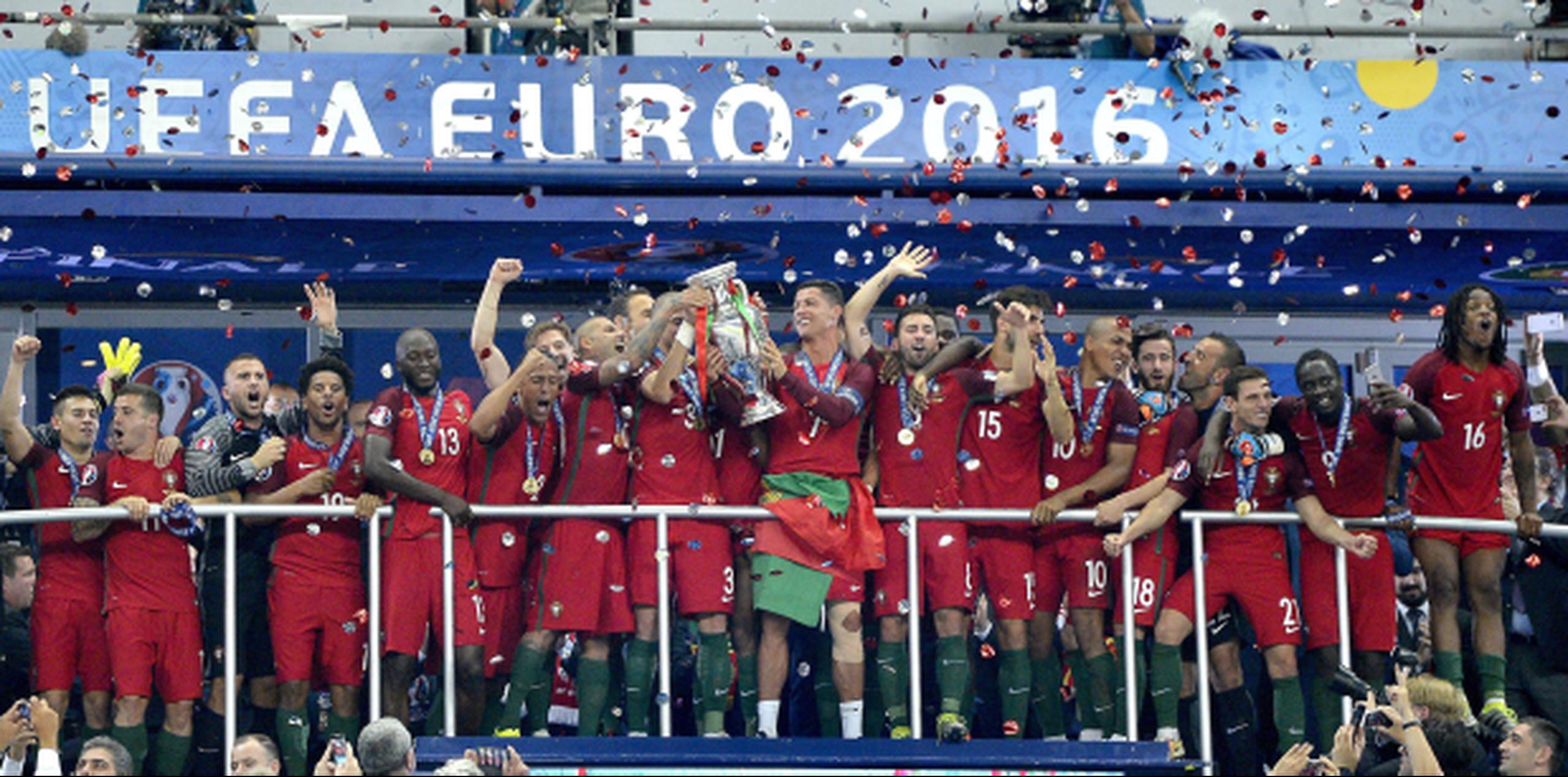 Eder le dio a Portugal su primer título internacional al consagrarse campeona de la Eurocopa el domingo con un triunfo 1-0 sobre Francia. (EFE)