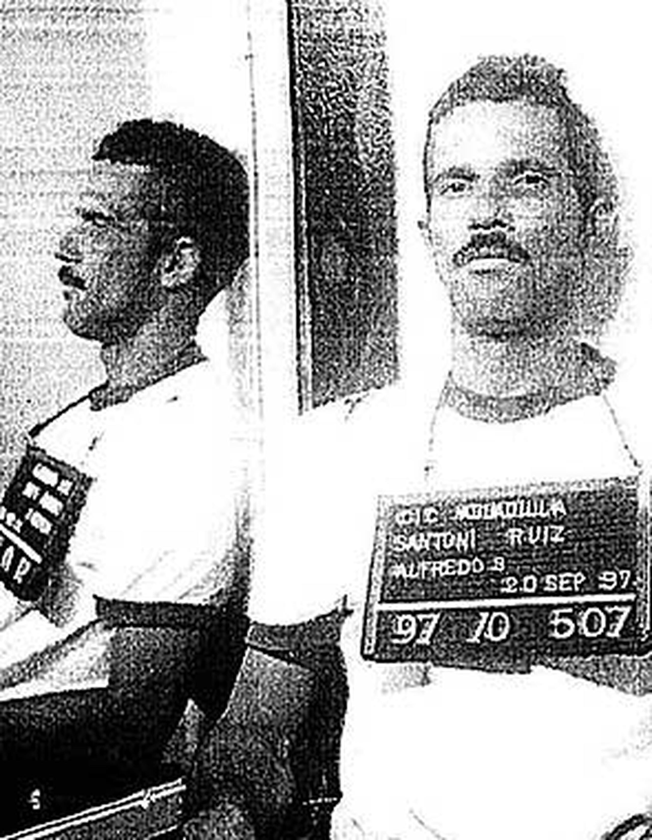 Alfredo Santoni Ruiz había sido fichado en 1997 por un accidente de tránsito en el que murió una mujer. (Archivo)