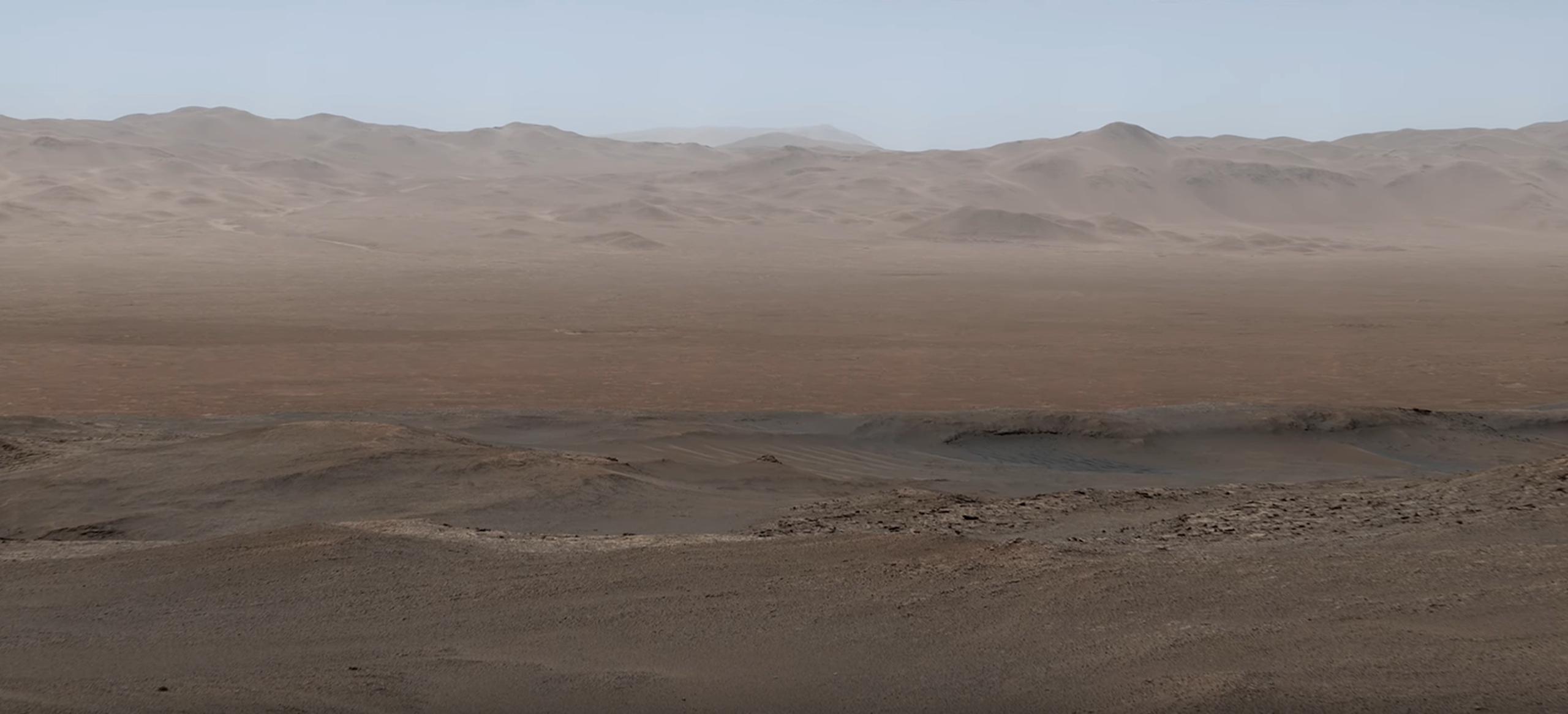 Imagen de Marte captada por el rover Curiosity