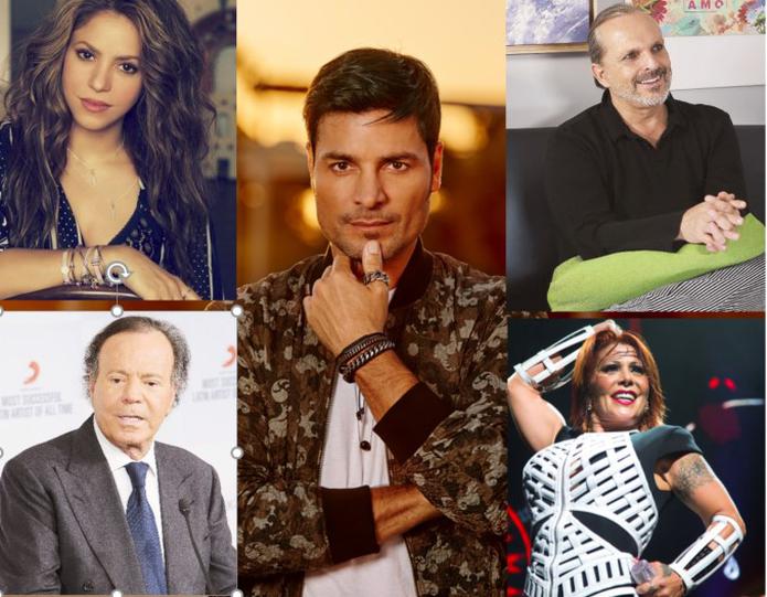 Shakira, Julio Iglesias, Chayanne, Miguel Bosé y Alejandra Guzmán han sido algunos de los artistas relacionados con la investigación.