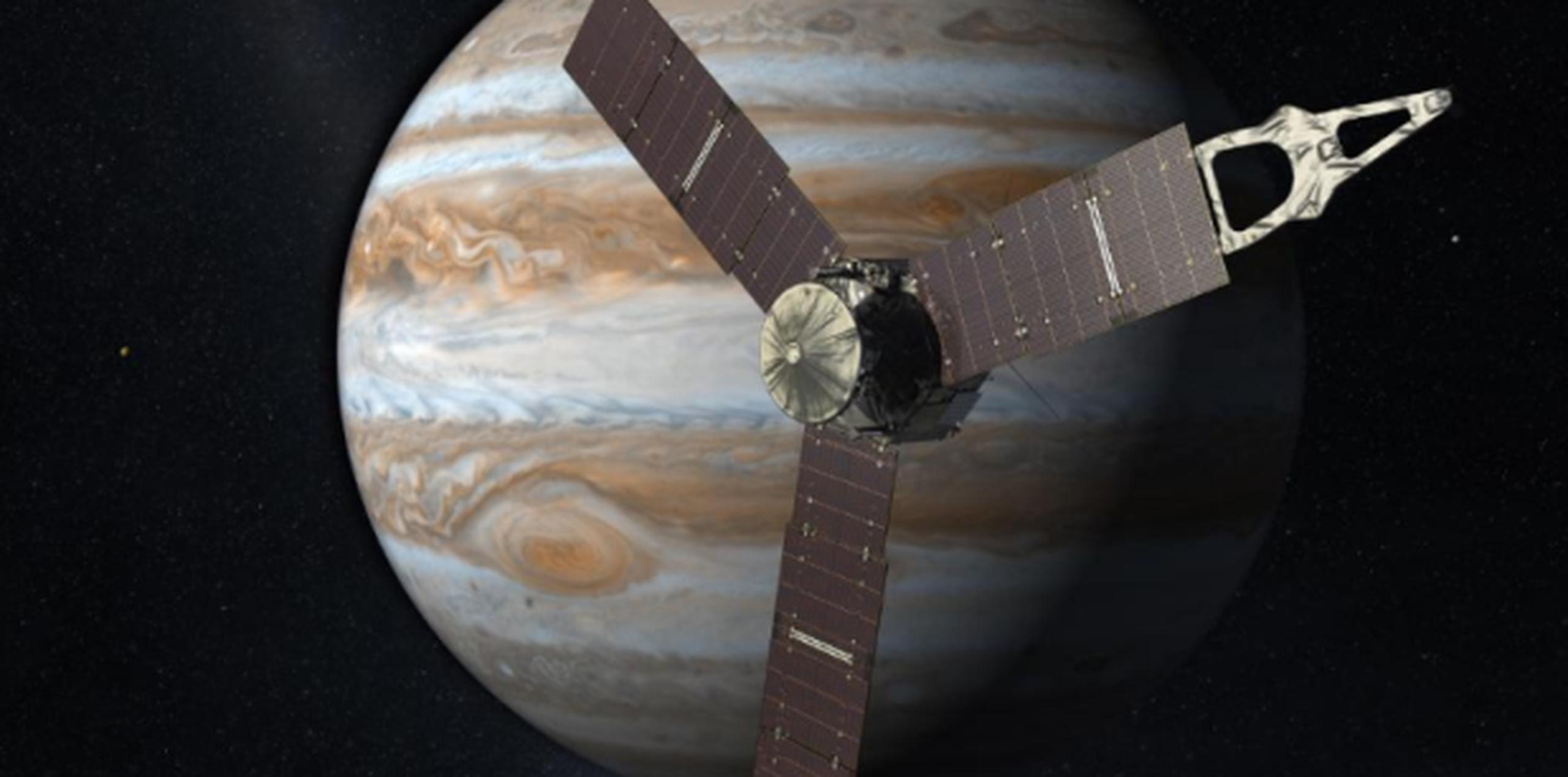 Juno es la primera nave espacial que se aventura tan lejos de la Tierra impulsada por el sol. (NASA)