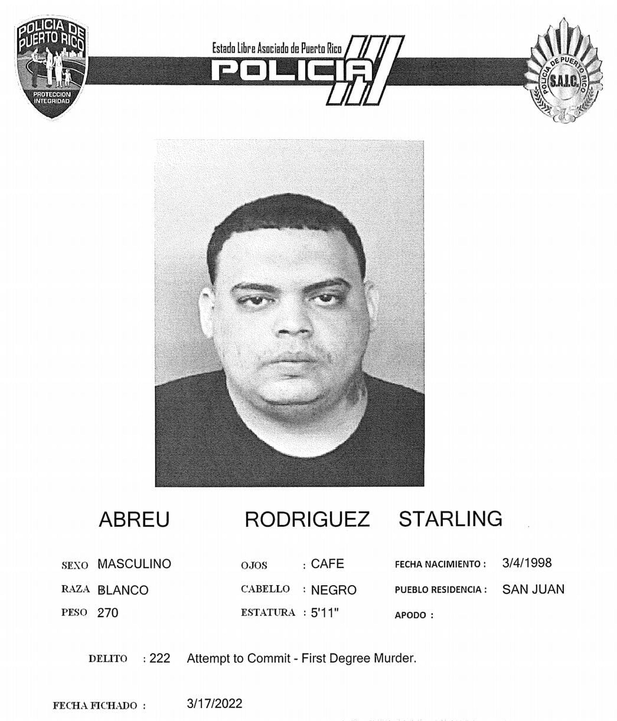 El confinado Starling Abreu Rodríguez fue encontrado muerto en el baño de su celda en el complejo correccional de Bayamón.