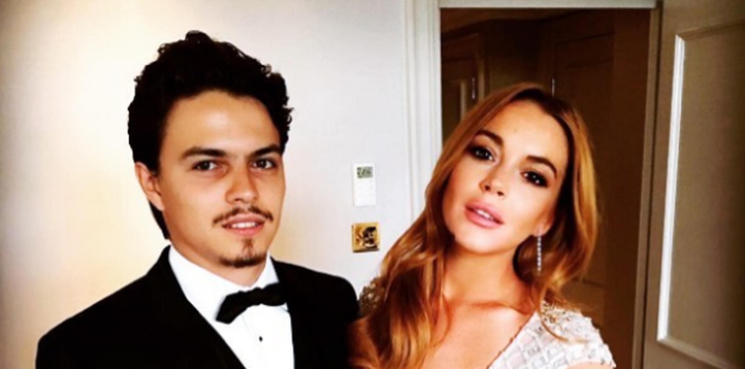 Lohan y Tarabasov se comprometieron en abril a poco menos de un año de noviazgo. (Instagram)
