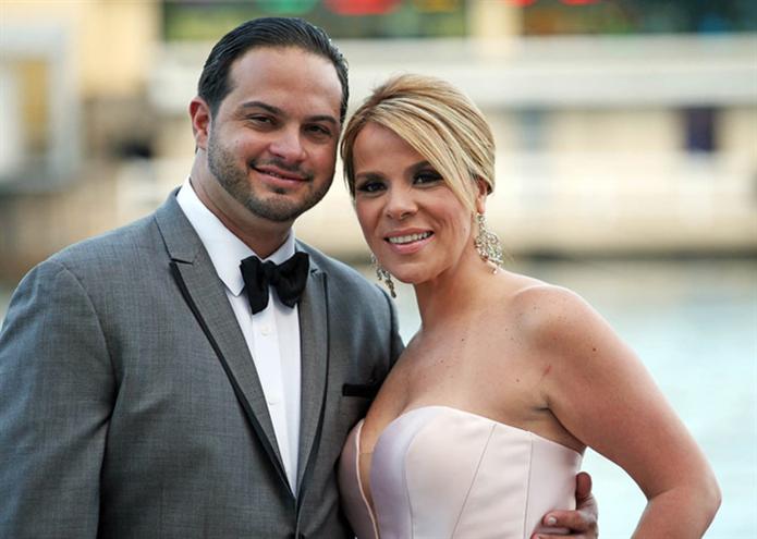 La presentadora de Dando Candela Saudy Rivera y su esposo Iván Rivera renovaron sus votos matrimoniales luego de 15 años de casados. (david.villafane@gfrmedia.com)