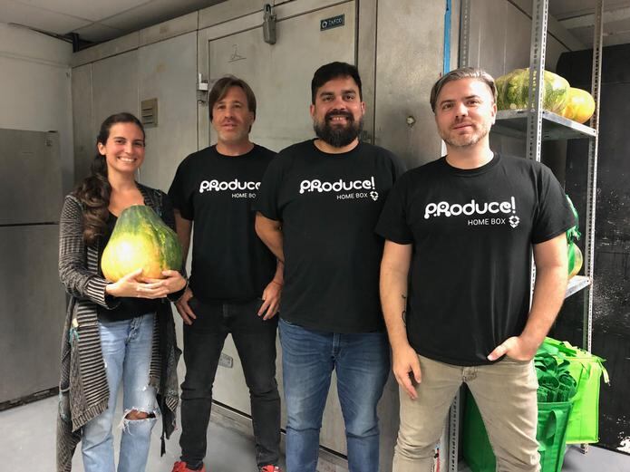 Crystal Díaz, Patricio Schames, Francisco Tirado y Martín Louzao gestaron la plataforma de PRoduce! hace dos años.