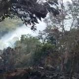 Bomberos extinguen incendio forestal en San Lorenzo