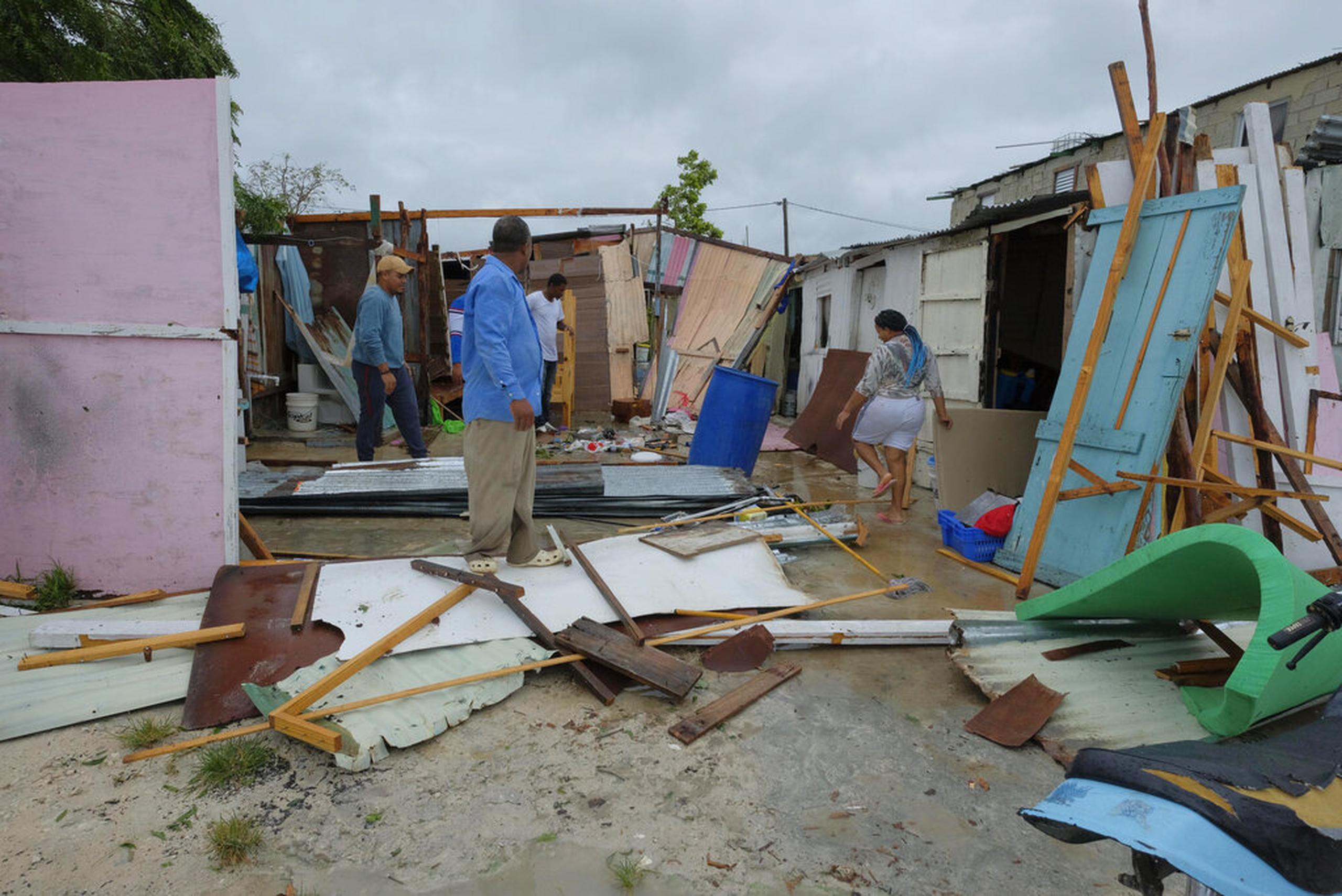 Residencias dañadas por el huracán Fiona en Punta Cana, República Dominicana, el 19 de septiembre de 2022.