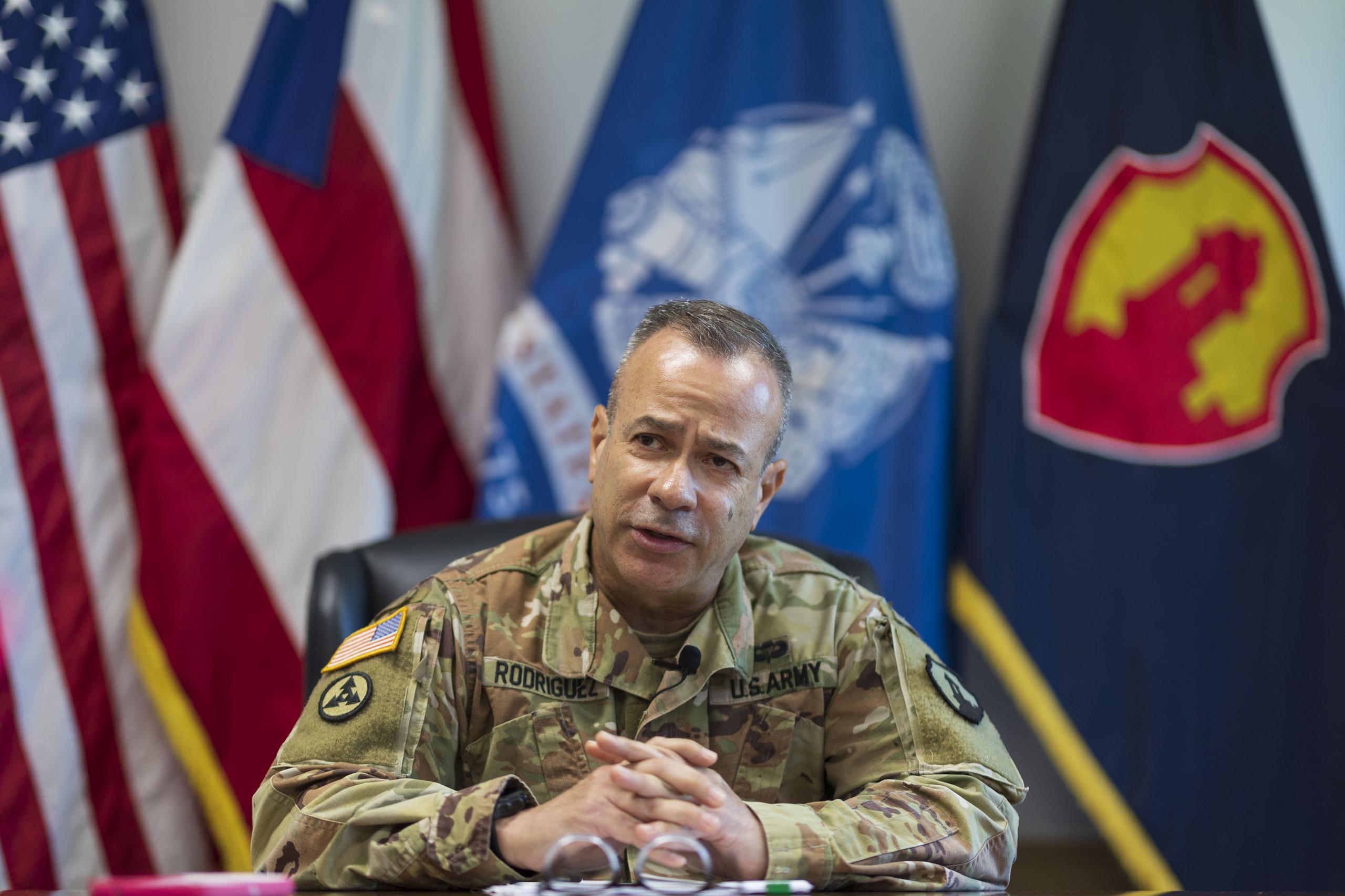 Coronel Raúl Rodríguez, Jefe de Operaciones de la Reserva del Ejército de Estados Unidos en Puerto Rico.