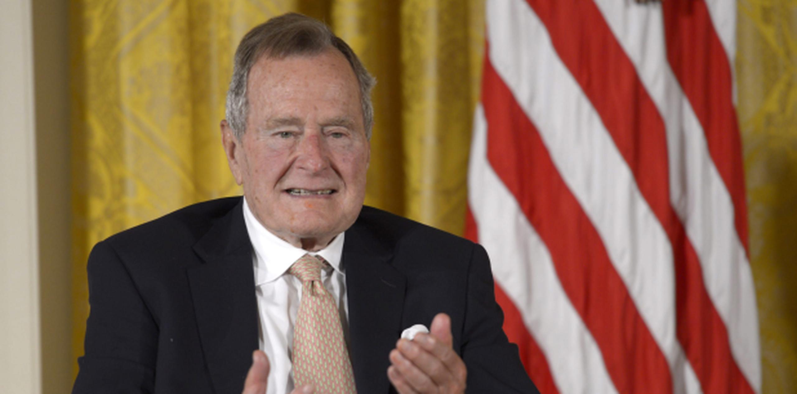 George H. W. Bush fue presidente de los Estados Unidos de 1989 a 1993. (EFE / Shawn Thew)