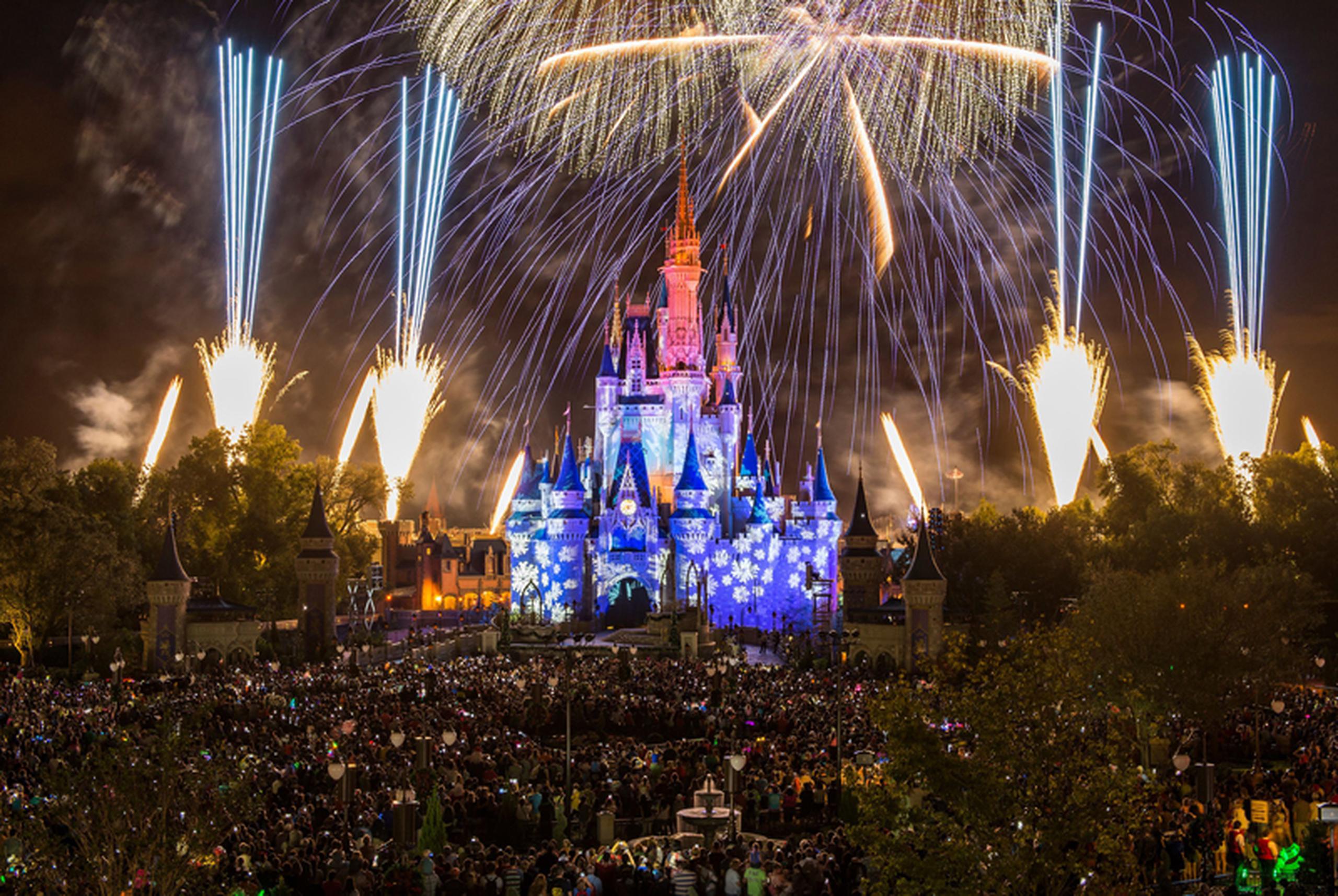 El parque temático Magic Kingdom en Walt Disney World, Florida.