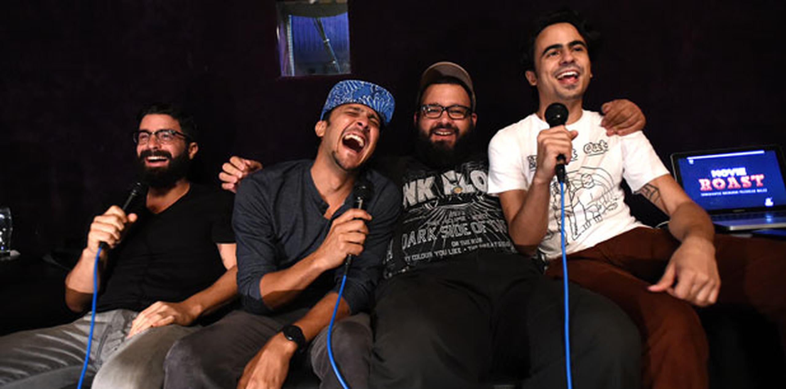 Roy Sánchez Vahamonde, Francis Rosas, Erik Rodríguez y Esteban Ruiz forman parte del grupo de comediantes que participa del evento. (andre.kang@gfrmedia.com)