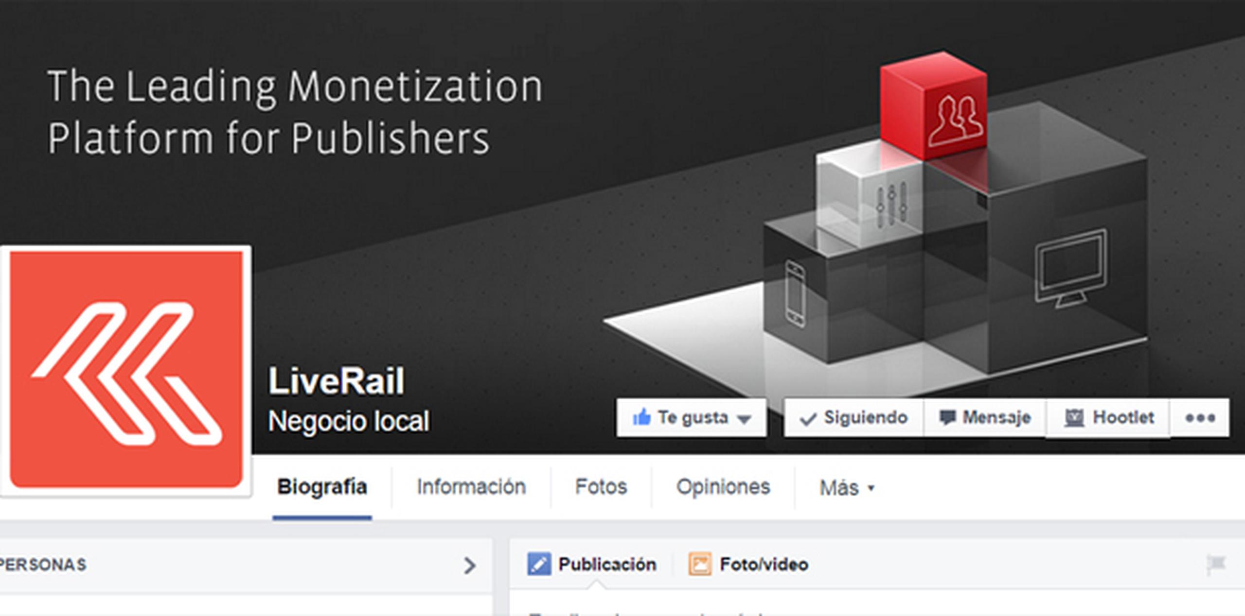 LiveRail tendrá acceso a información demográfica -anónima- de la red social para que la segmentación de anuncios sea más precisa. (Facebook)