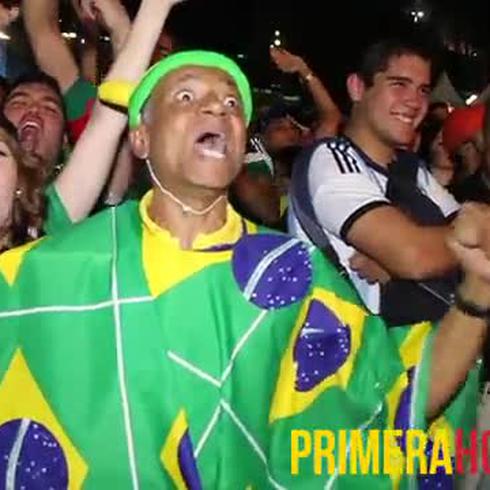 La euforia de la victoria brasileña