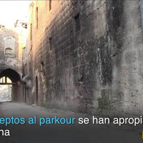 Sirios de Alepo se reapropian de la ciudad gracias al parkour