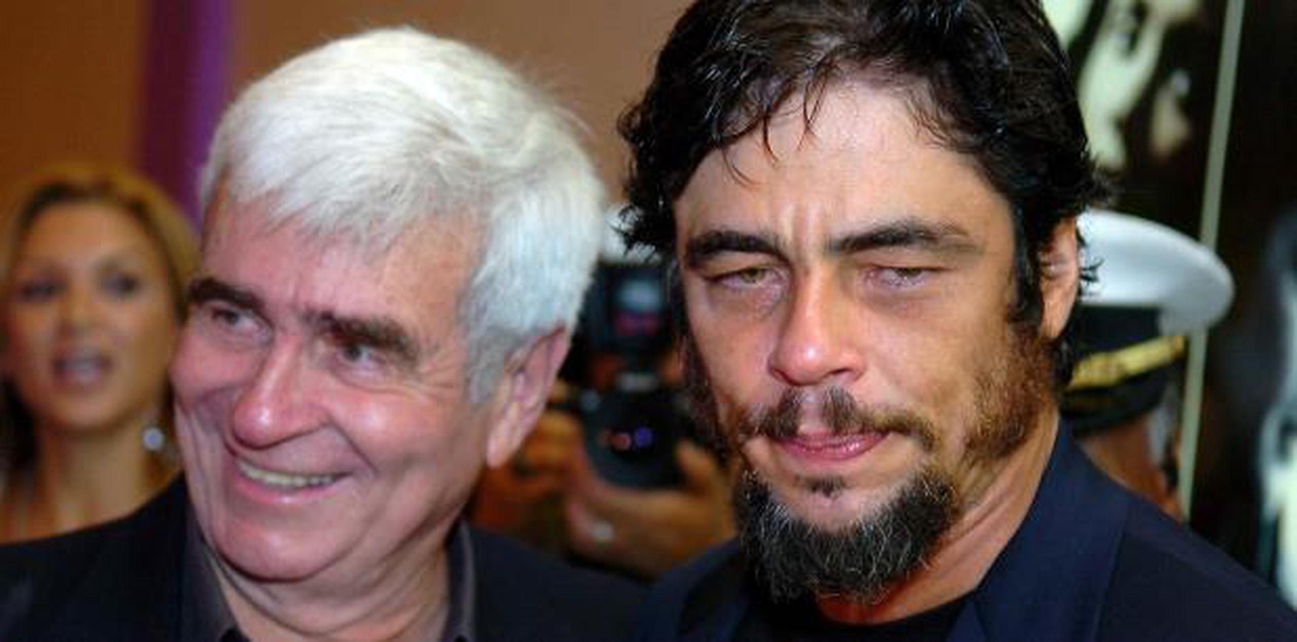 Gustavo Del Toro y su hijo el afamado actor Benicio Del Toro.  (Archivo)