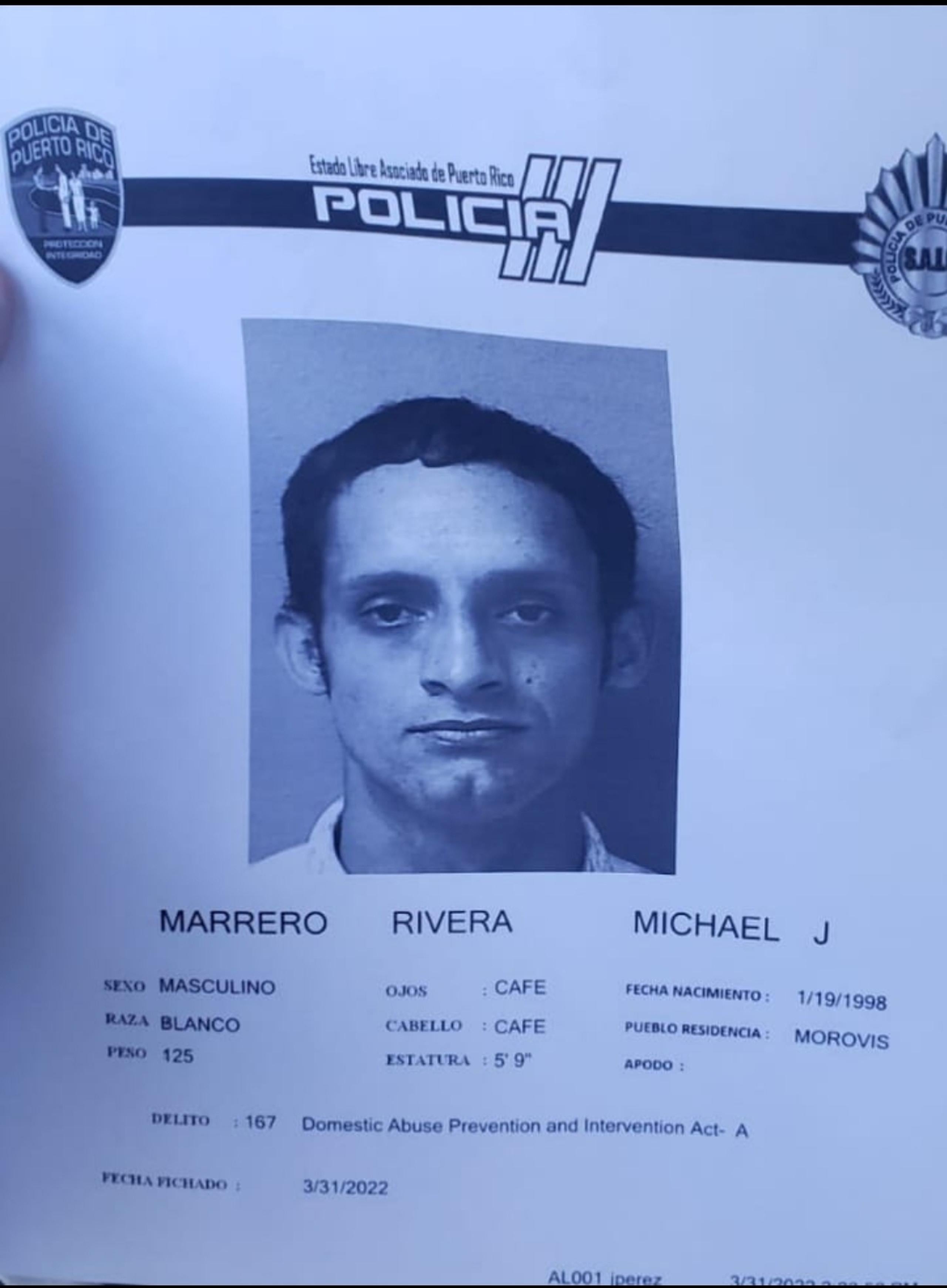 Ficha del Michael Marrero Rivera