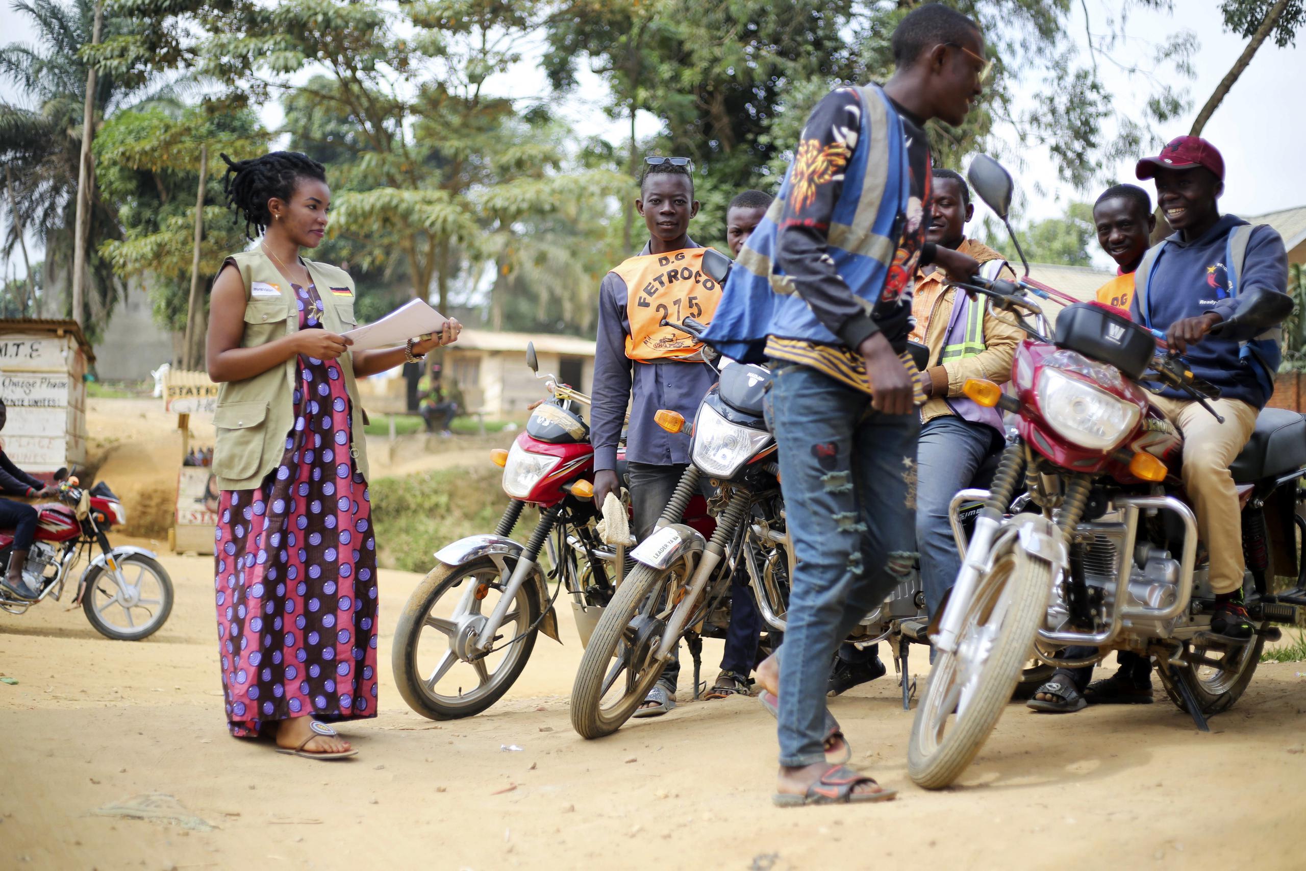 “Todo se siente como una gran tormenta”, dijo Martine Milonde, quien labora para World Vision en Beni, el epicentro del brote de ébola.