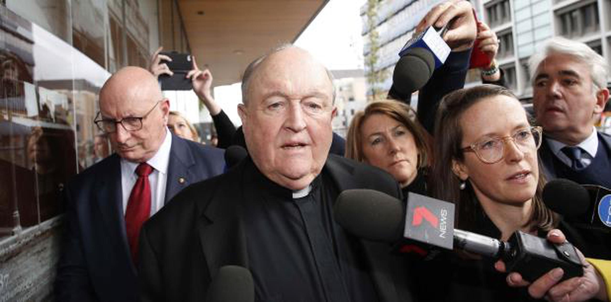 El clérigo de 67 años fue hallado culpable de no reportar a la policía los repetidos abusos sufridos por dos monaguillos a manos del sacerdote pedófilo James Fletcher, al norte de Sydney, en la década de 1970.  (EFE)