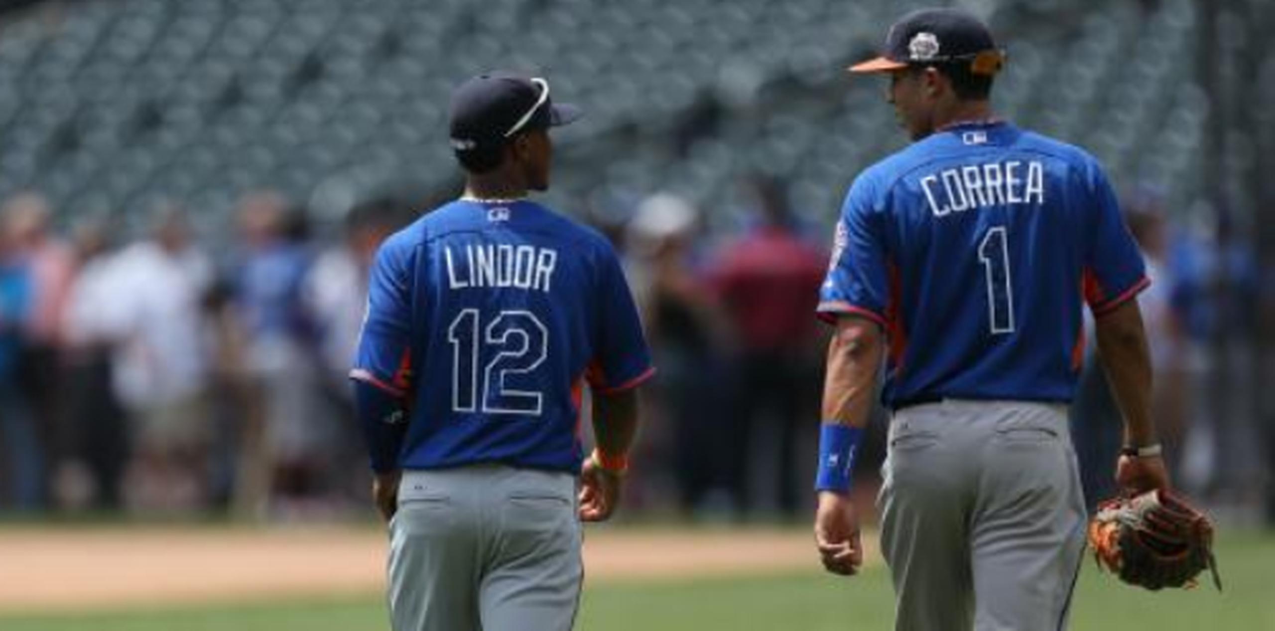 Ambos Correa y Lindor serán elegibles a arbitrajes salariales por primera vez en la venidera temporada. (Archivo)