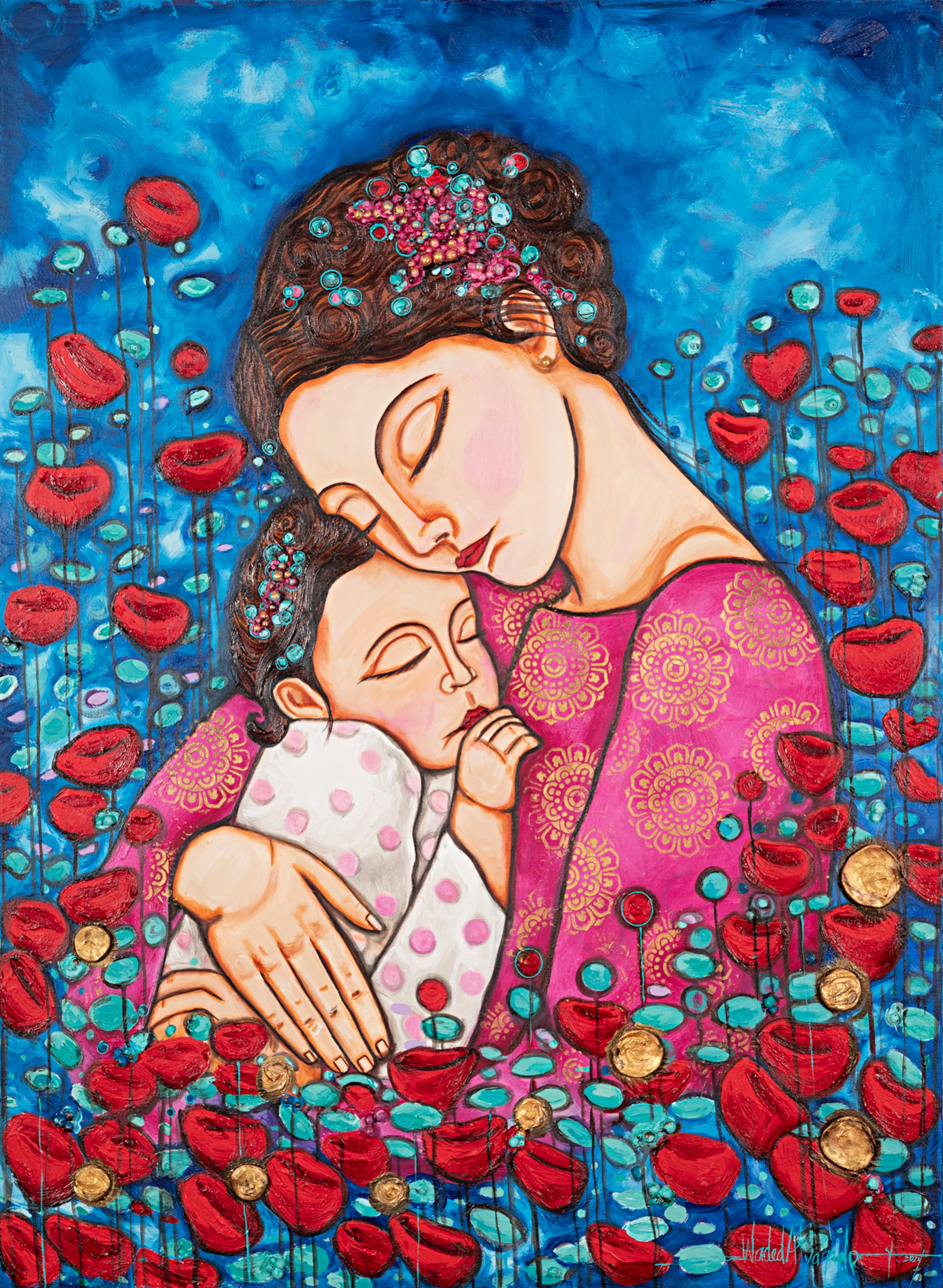 Las obras están expuestas hasta el jueves en el segundo nivel de Plaza Las Américas, frente a Starbucks.