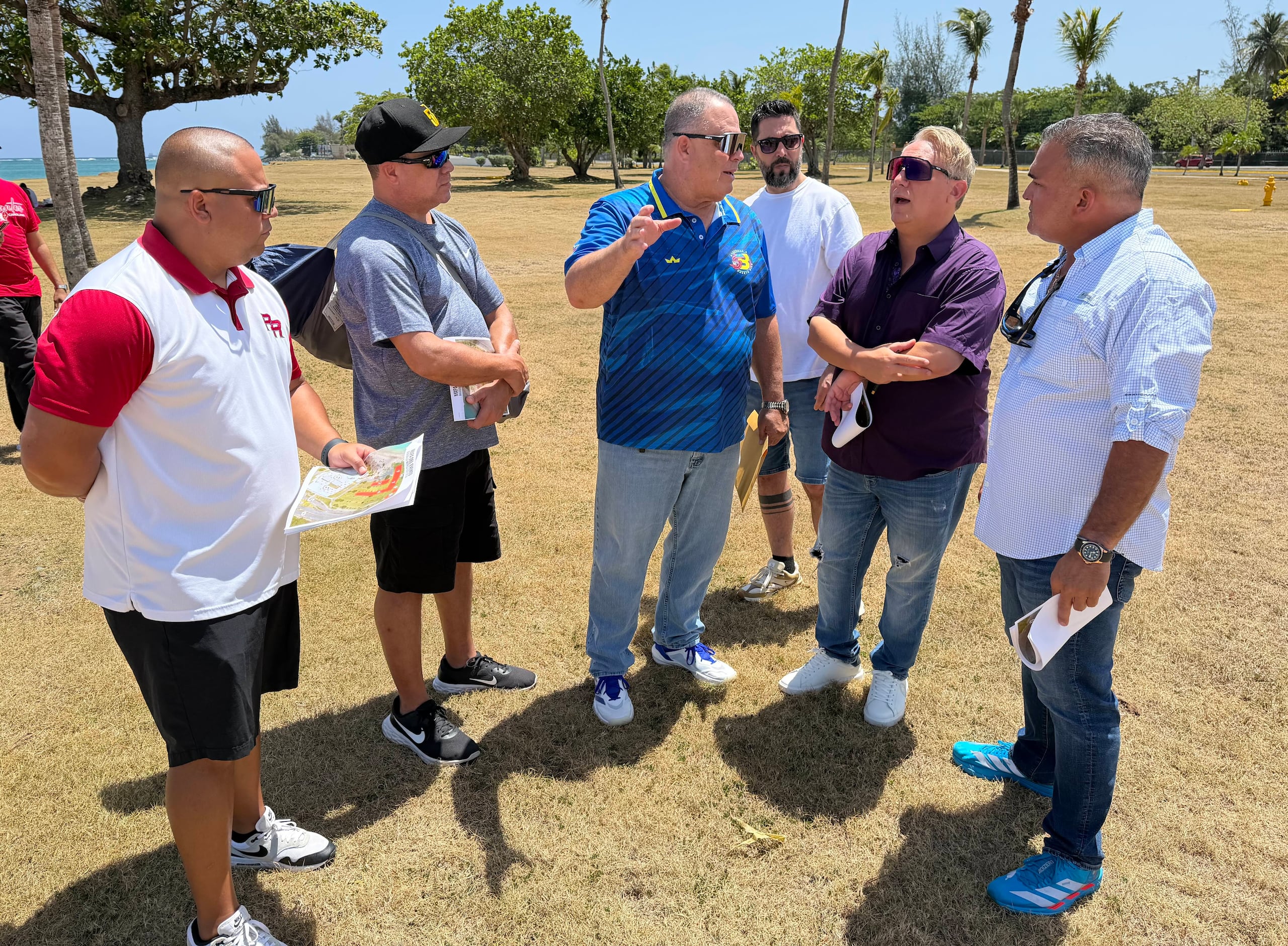 Andrea D’Auria inspeccionó las instalaciones del Balneario de Isla Verde.