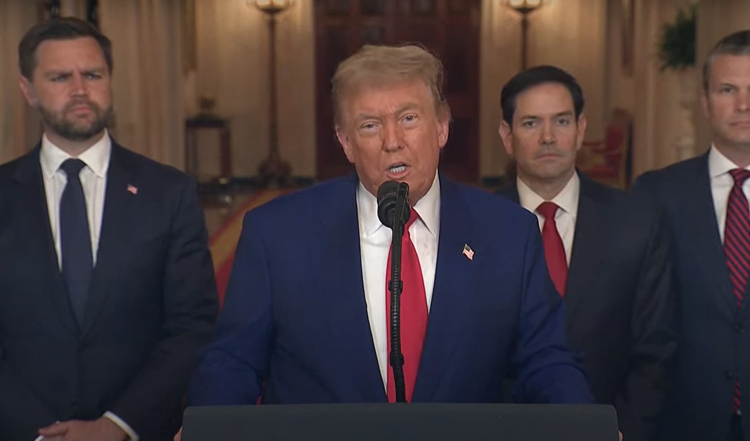 Trump aseguró que "si la paz no llega rápidamente", Irán enfrentará una tragedia mayor a lo que ha atestiguado en los últimos ocho días.