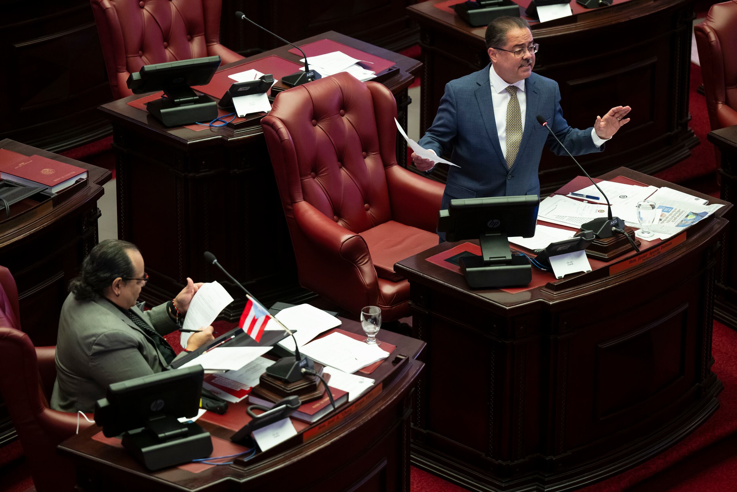 José Luis Dalmau Santiago, presidente del Senado, sostuvo que no responderá a presiones.